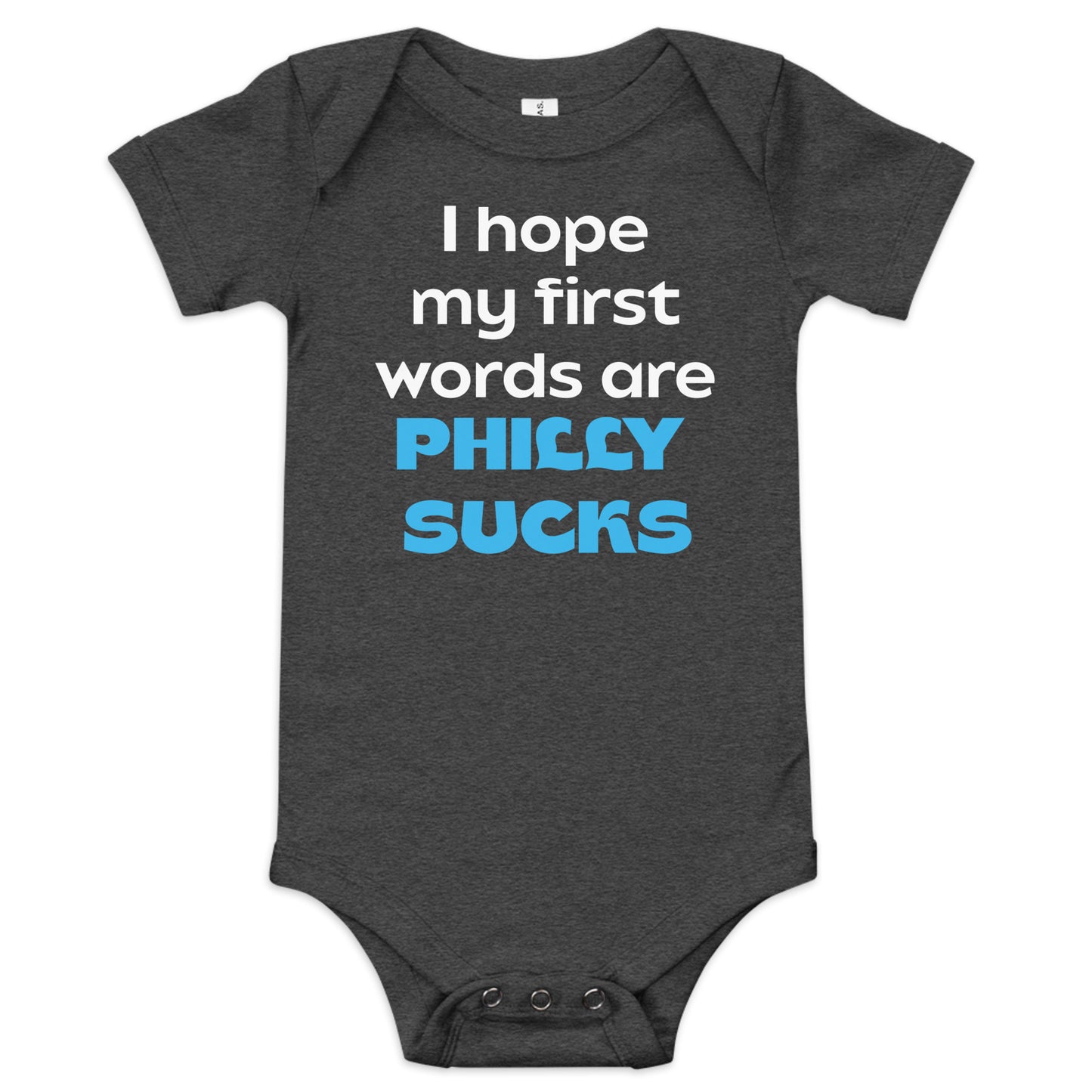 First Words Baby Onesie - Texy Pride