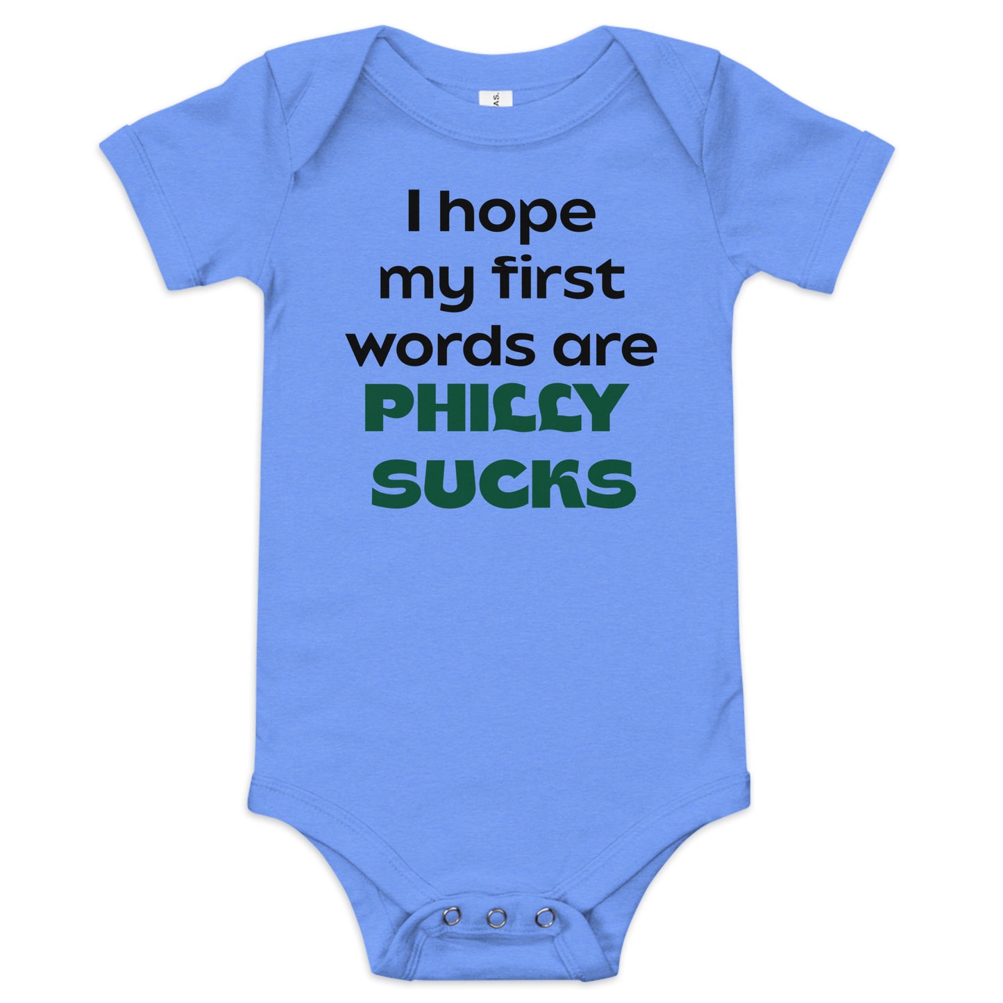 First Words Baby Onesie - Texy Pride