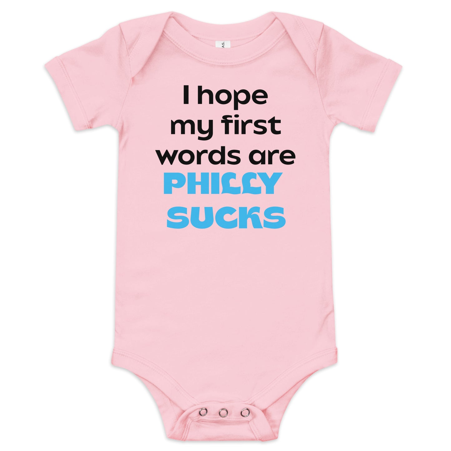 First Words Baby Onesie - Texy Pride