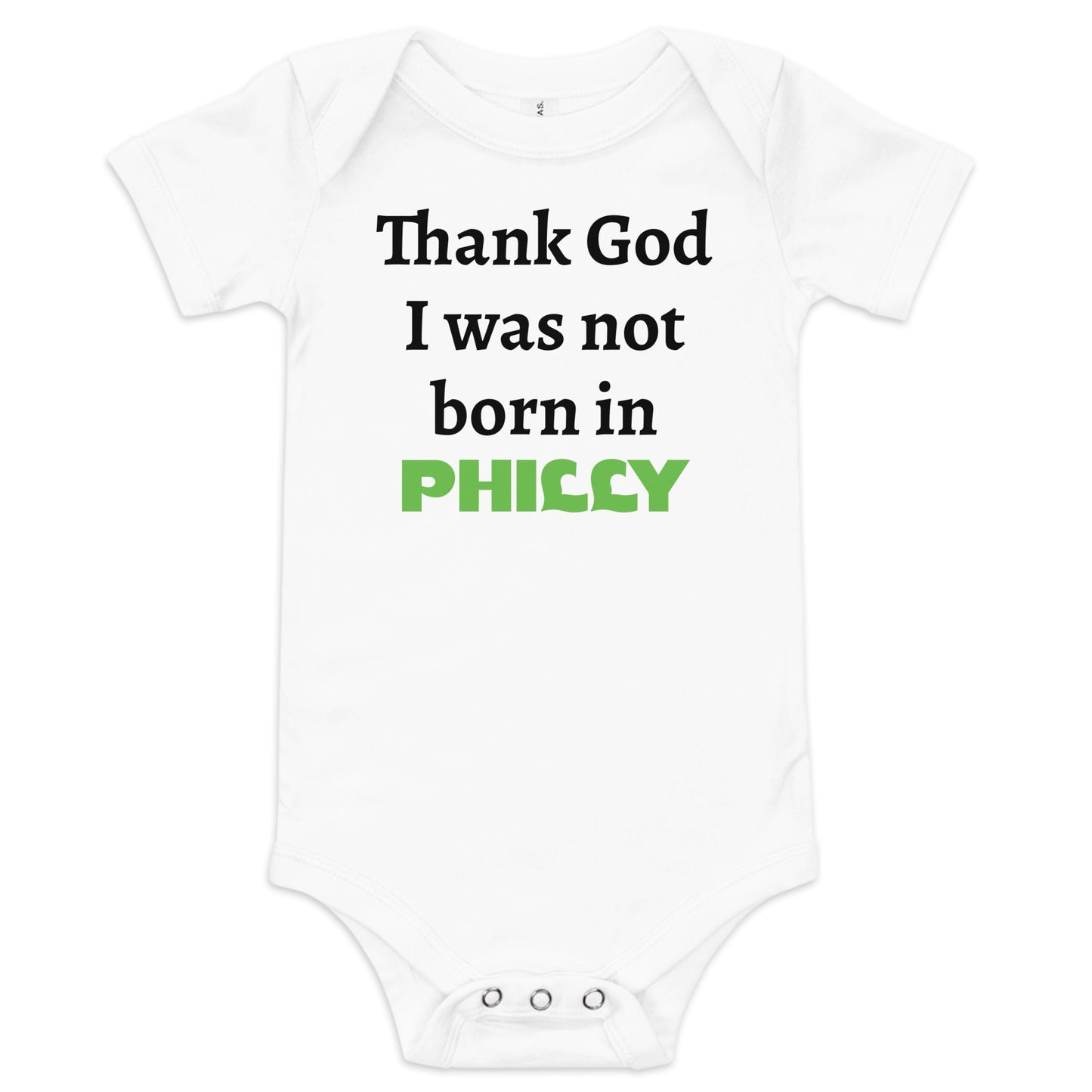 Not born in Philly Baby Onesie - Texy Pride