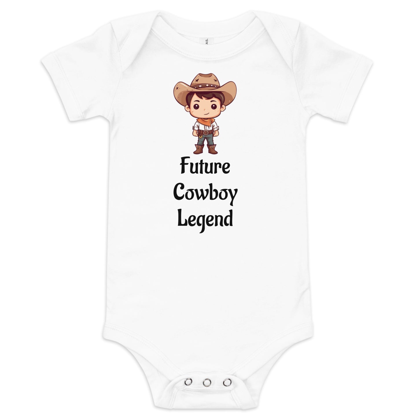 Cowboy Legend Baby Onesie - Texy Pride