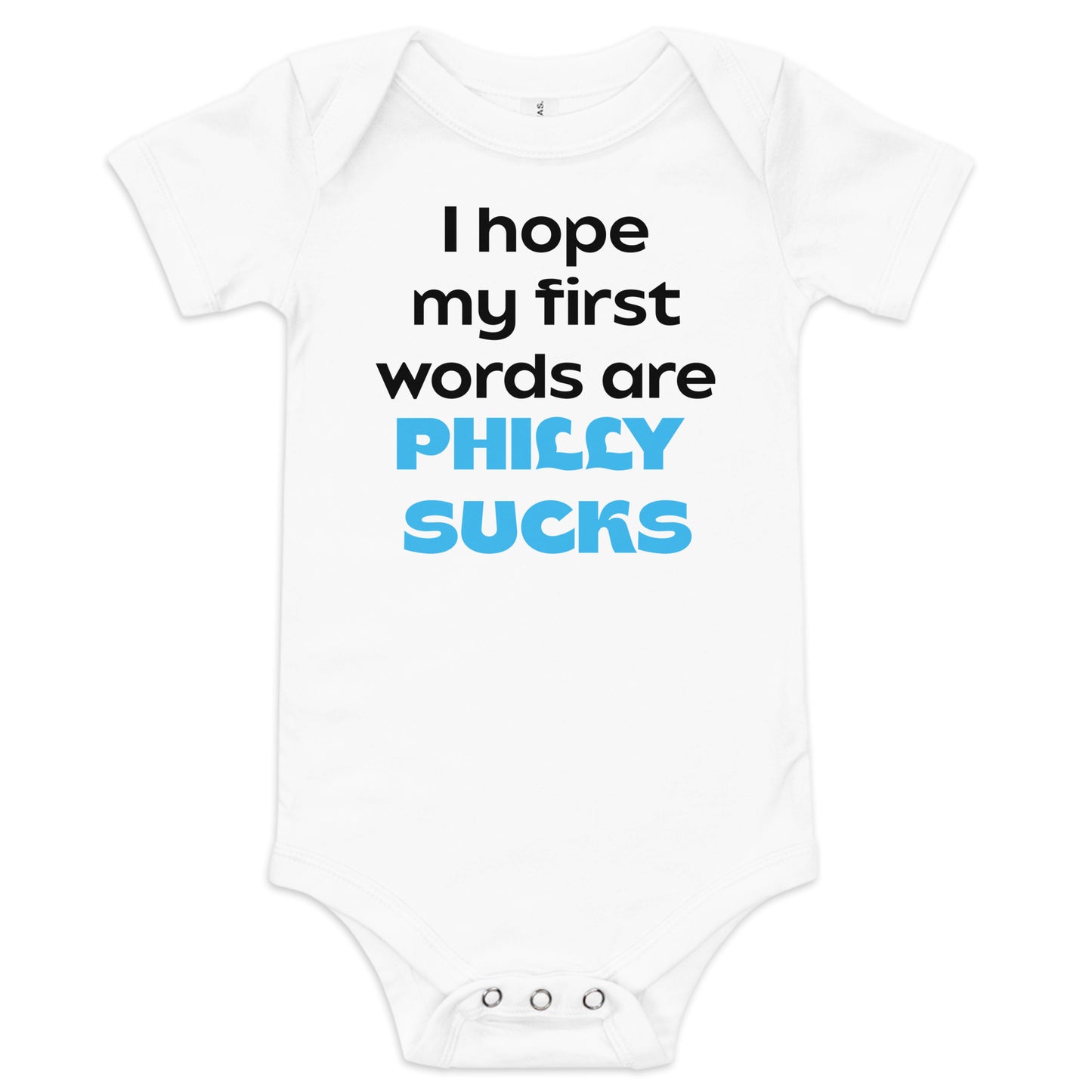 First Words Baby Onesie - Texy Pride