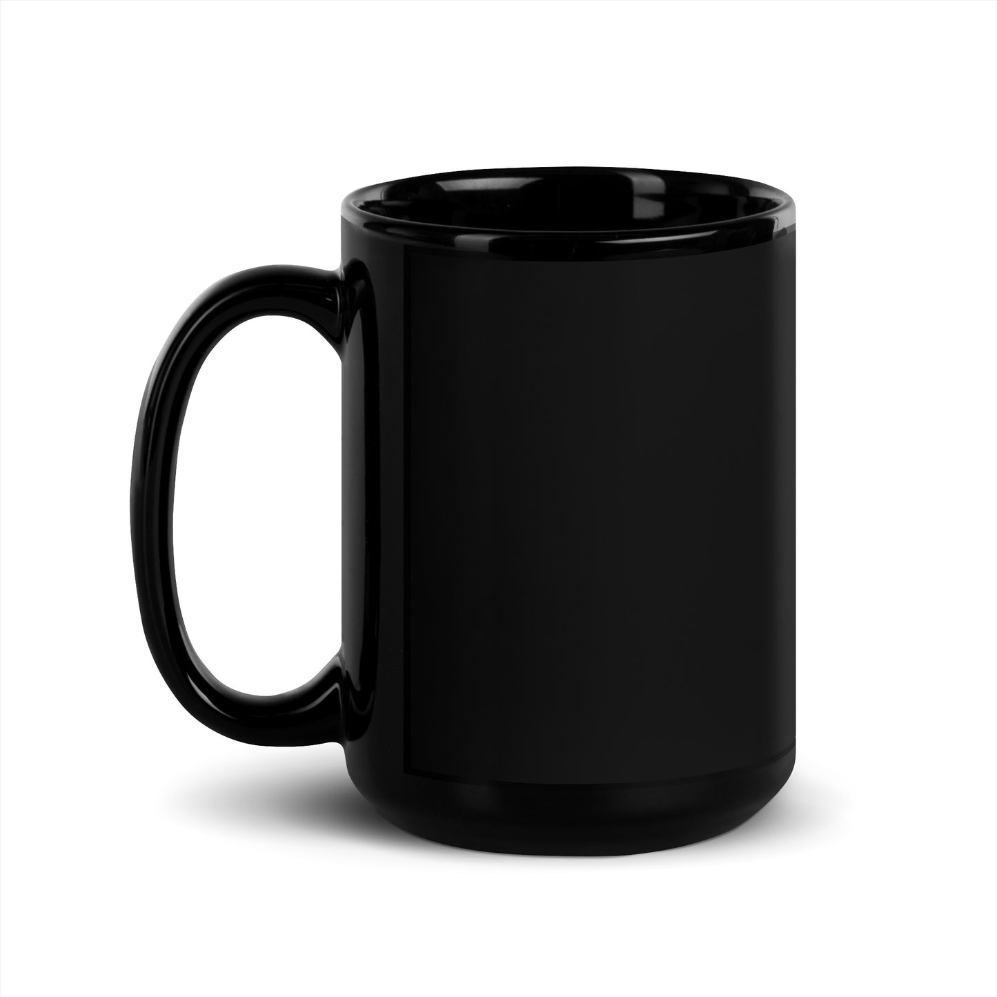 Houston Heart Black Glossy Mug - Texy Pride