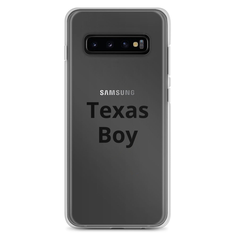 Texas Boy Clear Case for Samsung - Texy Pride