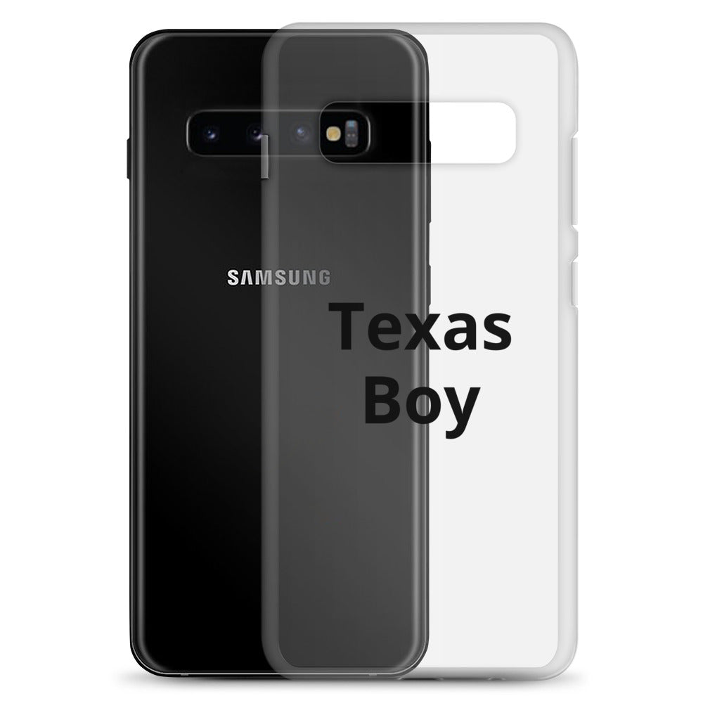 Texas Boy Clear Case for Samsung - Texy Pride