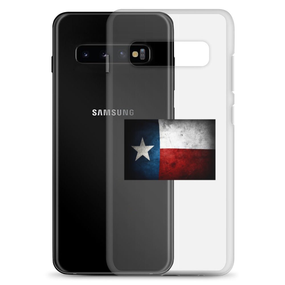Texas Flag Clear Case for Samsung - Texy Pride