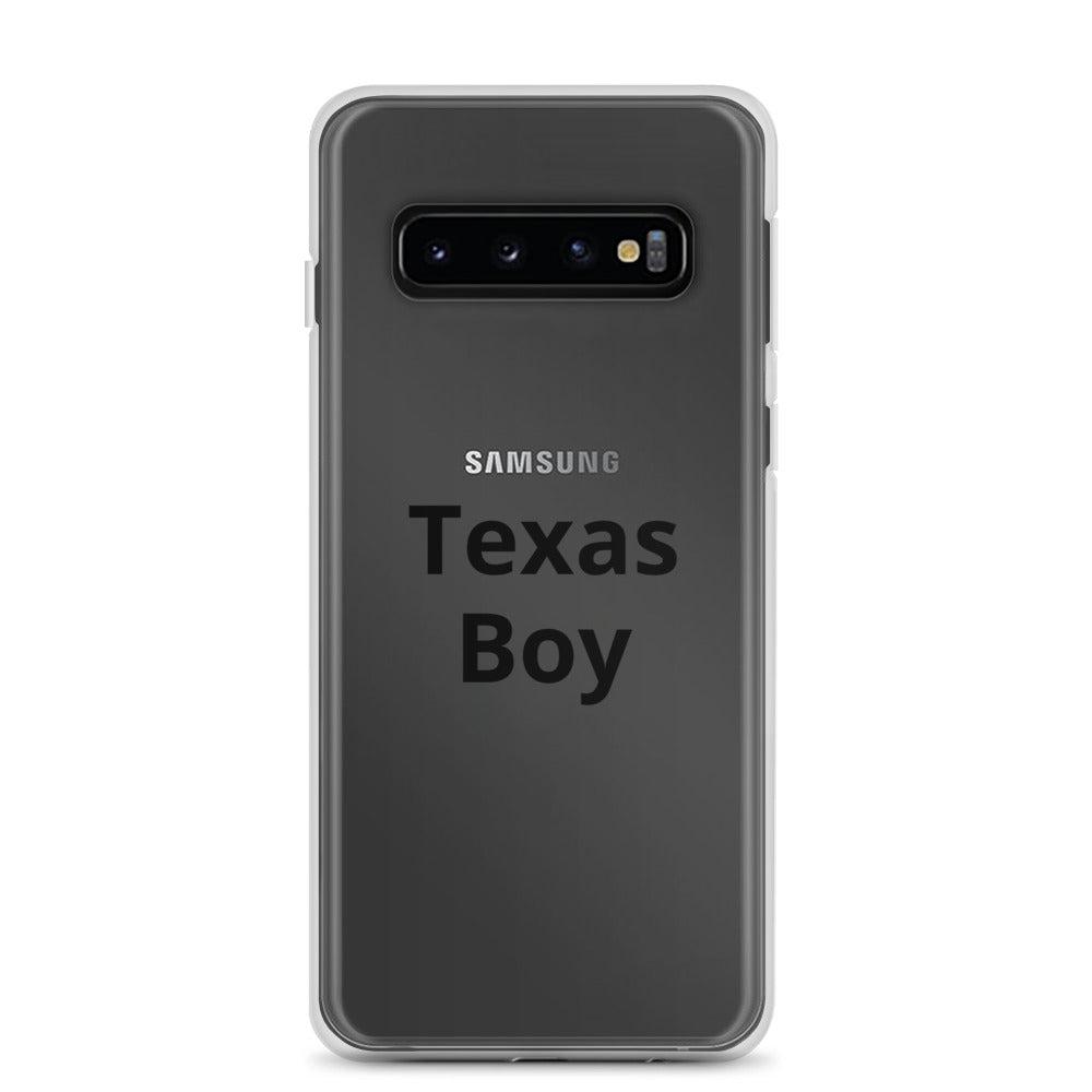 Texas Boy Clear Case for Samsung - Texy Pride