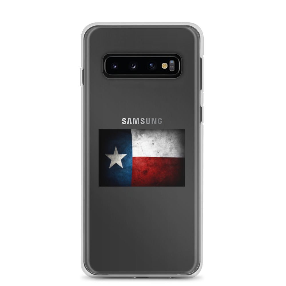Texas Flag Clear Case for Samsung - Texy Pride