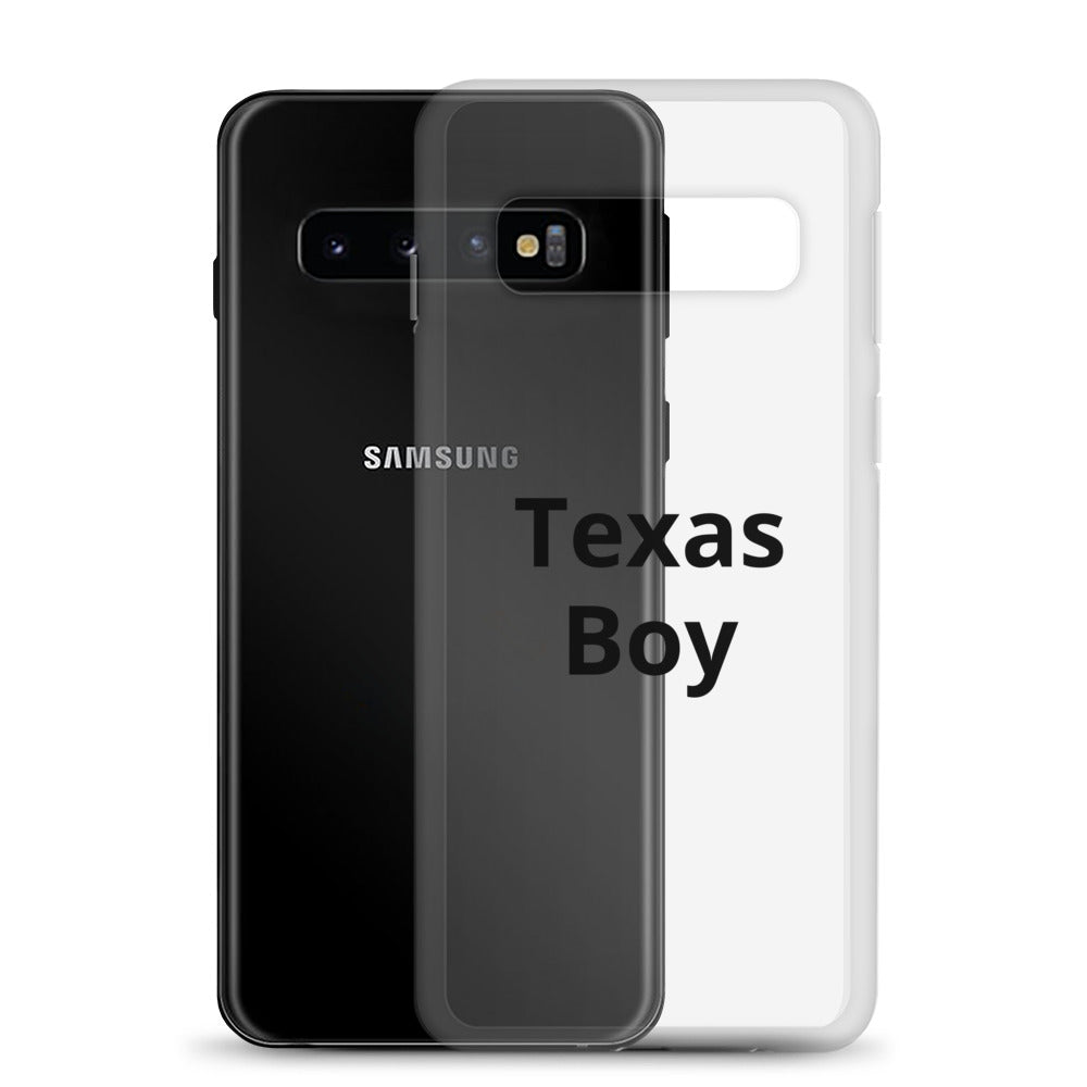 Texas Boy Clear Case for Samsung - Texy Pride