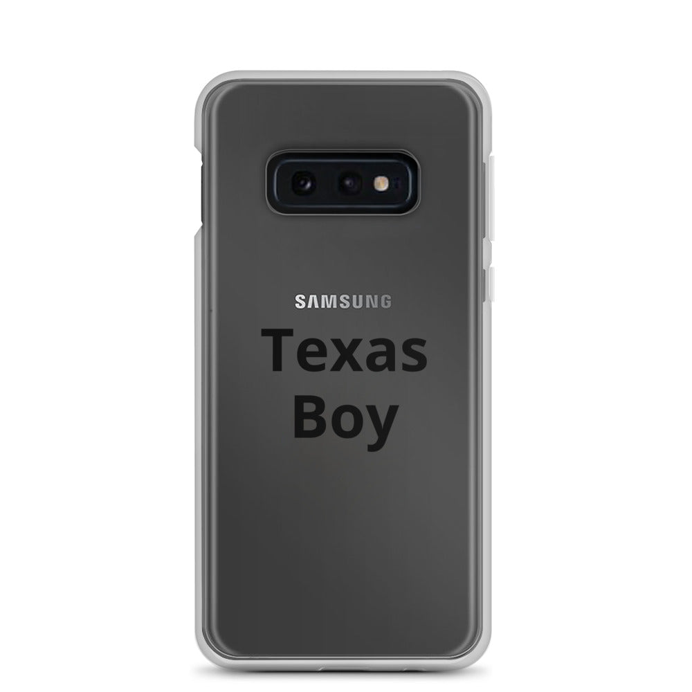 Texas Boy Clear Case for Samsung - Texy Pride