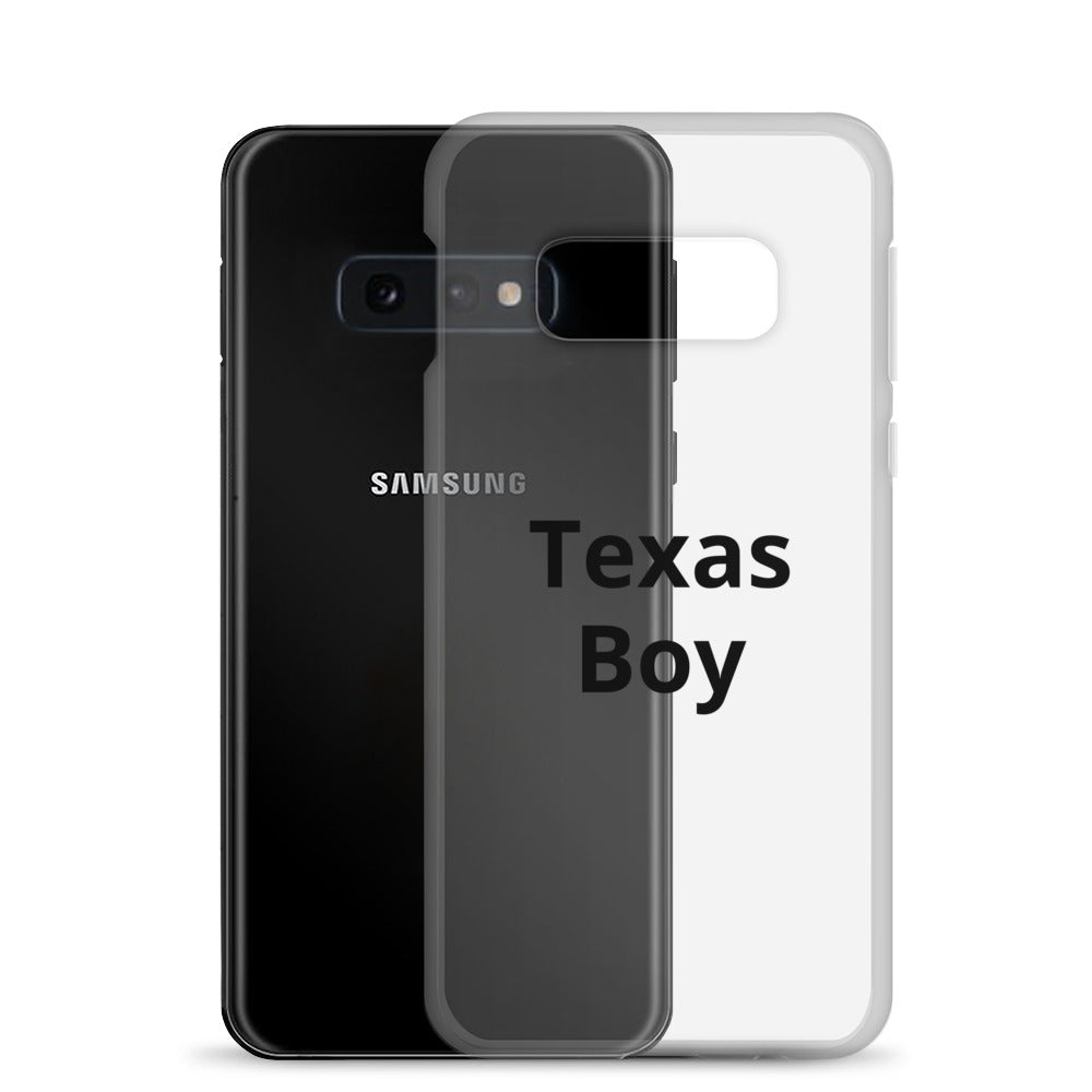 Texas Boy Clear Case for Samsung - Texy Pride