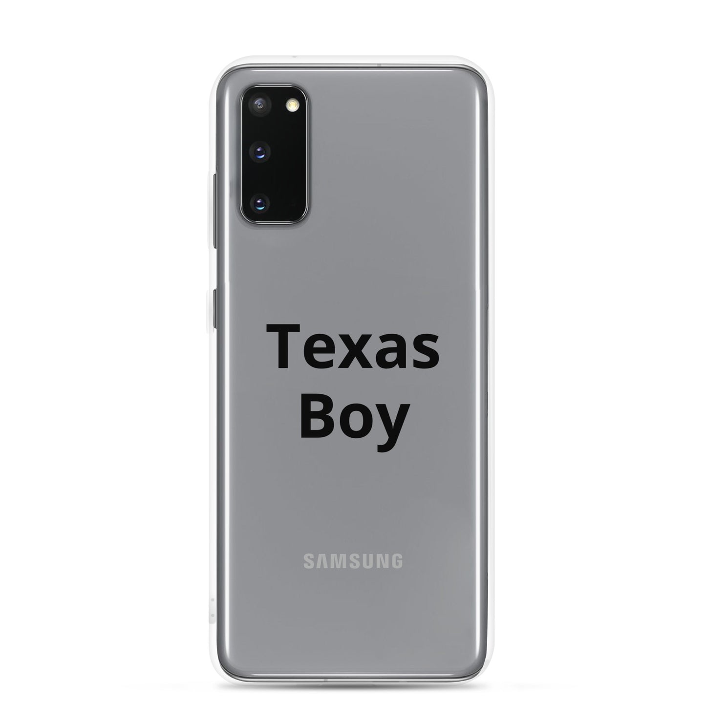 Texas Boy Clear Case for Samsung - Texy Pride