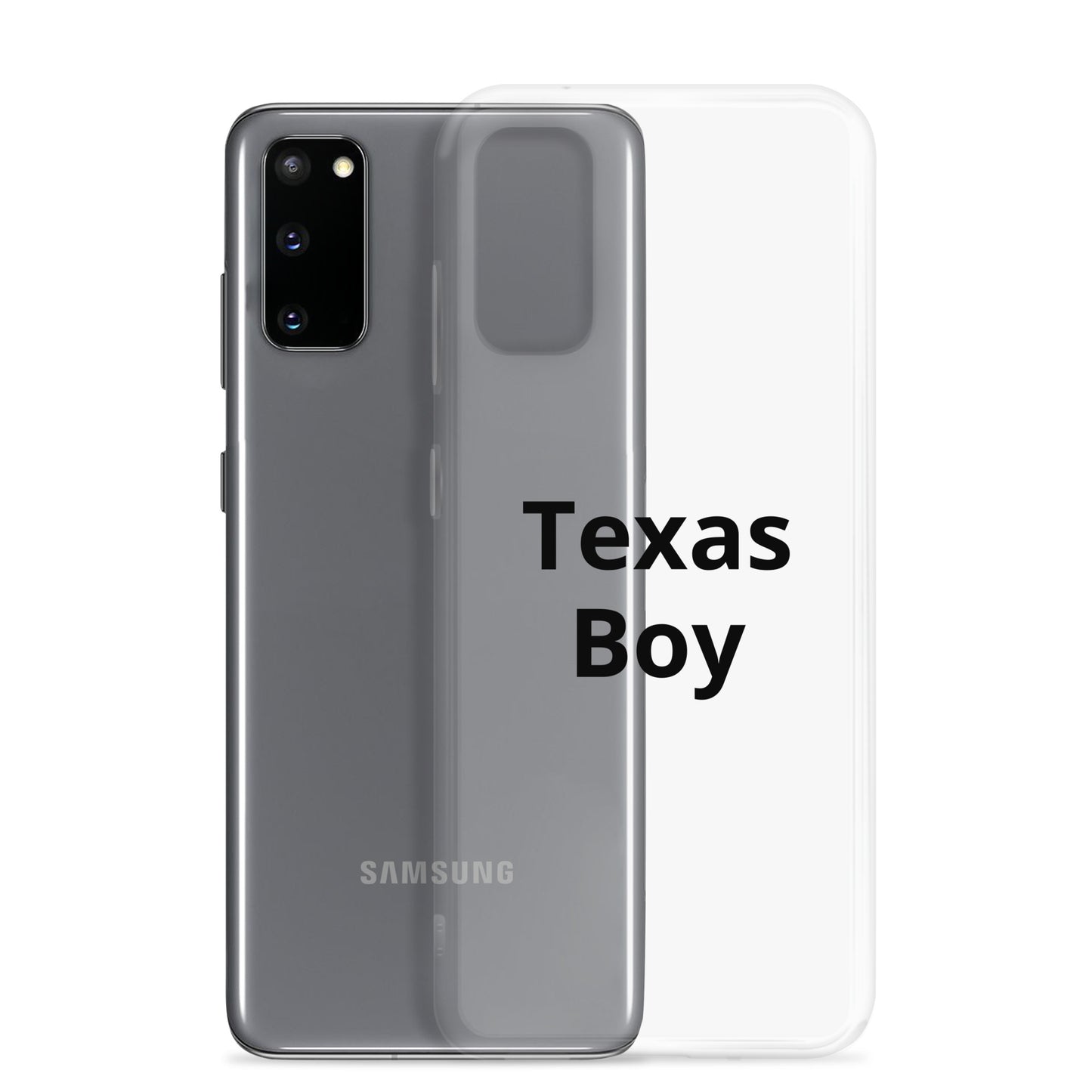 Texas Boy Clear Case for Samsung - Texy Pride