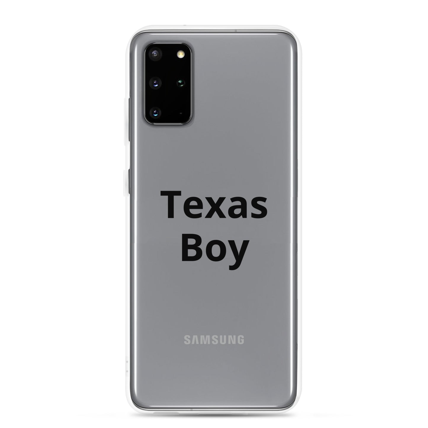 Texas Boy Clear Case for Samsung - Texy Pride