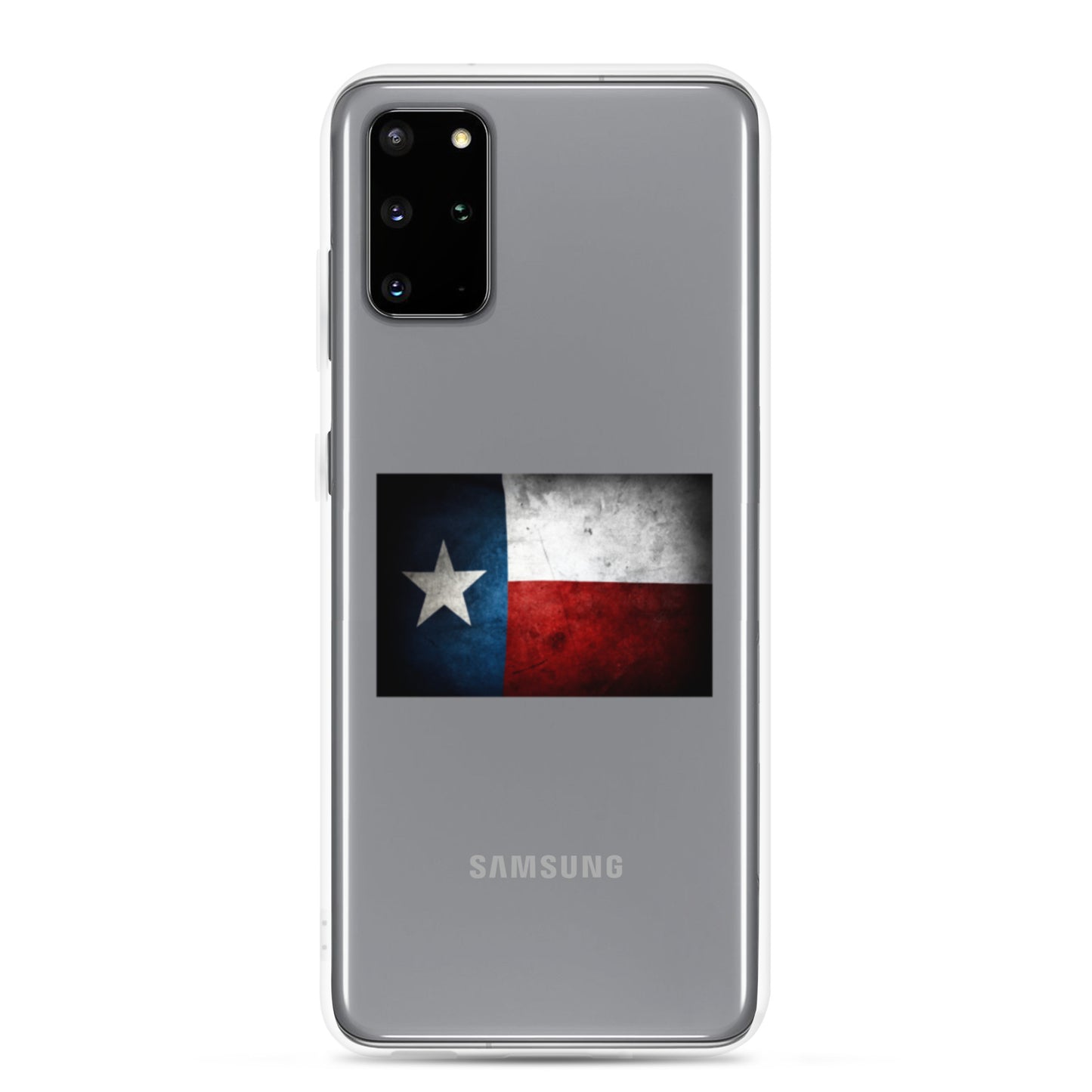 Texas Flag Clear Case for Samsung - Texy Pride