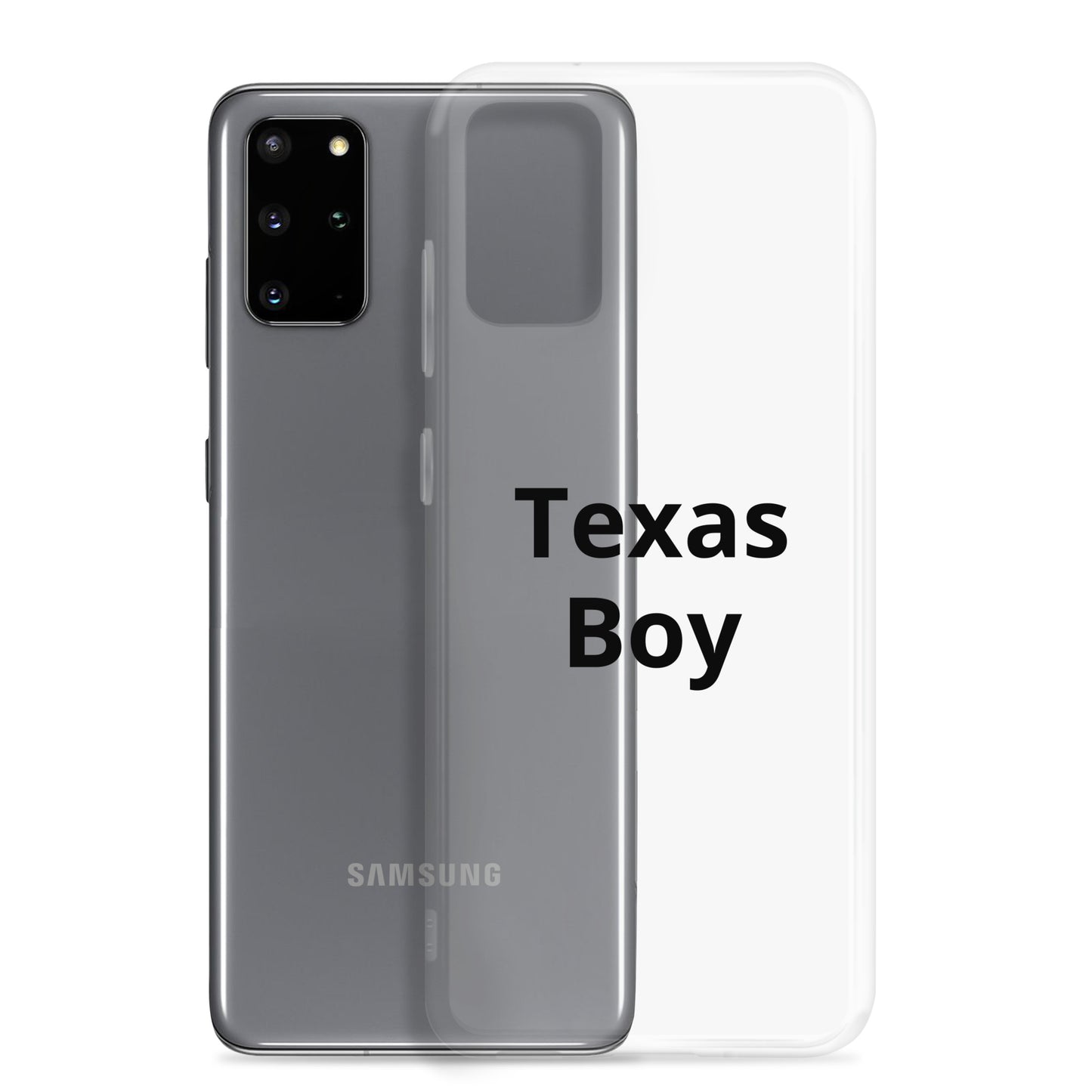 Texas Boy Clear Case for Samsung - Texy Pride