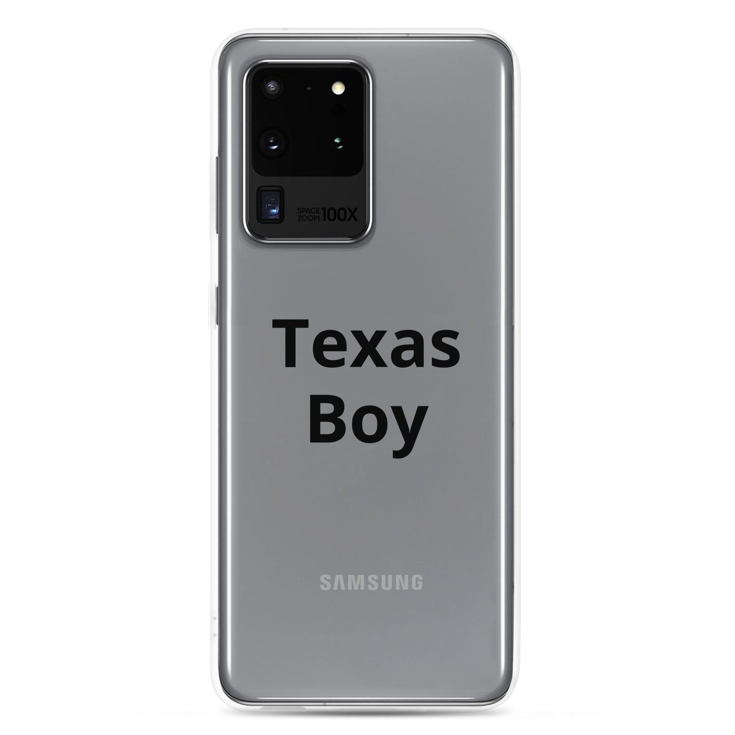 Texas Boy Clear Case for Samsung - Texy Pride