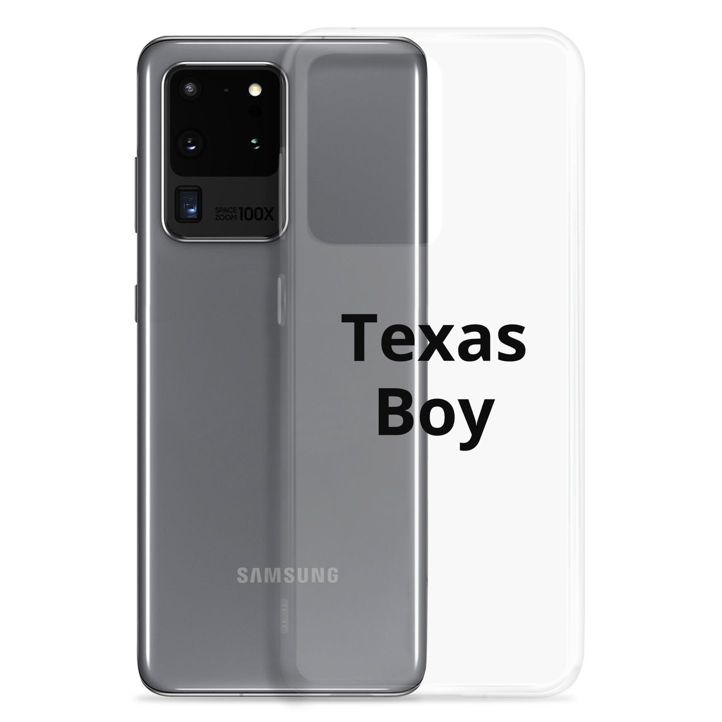Texas Boy Clear Case for Samsung - Texy Pride