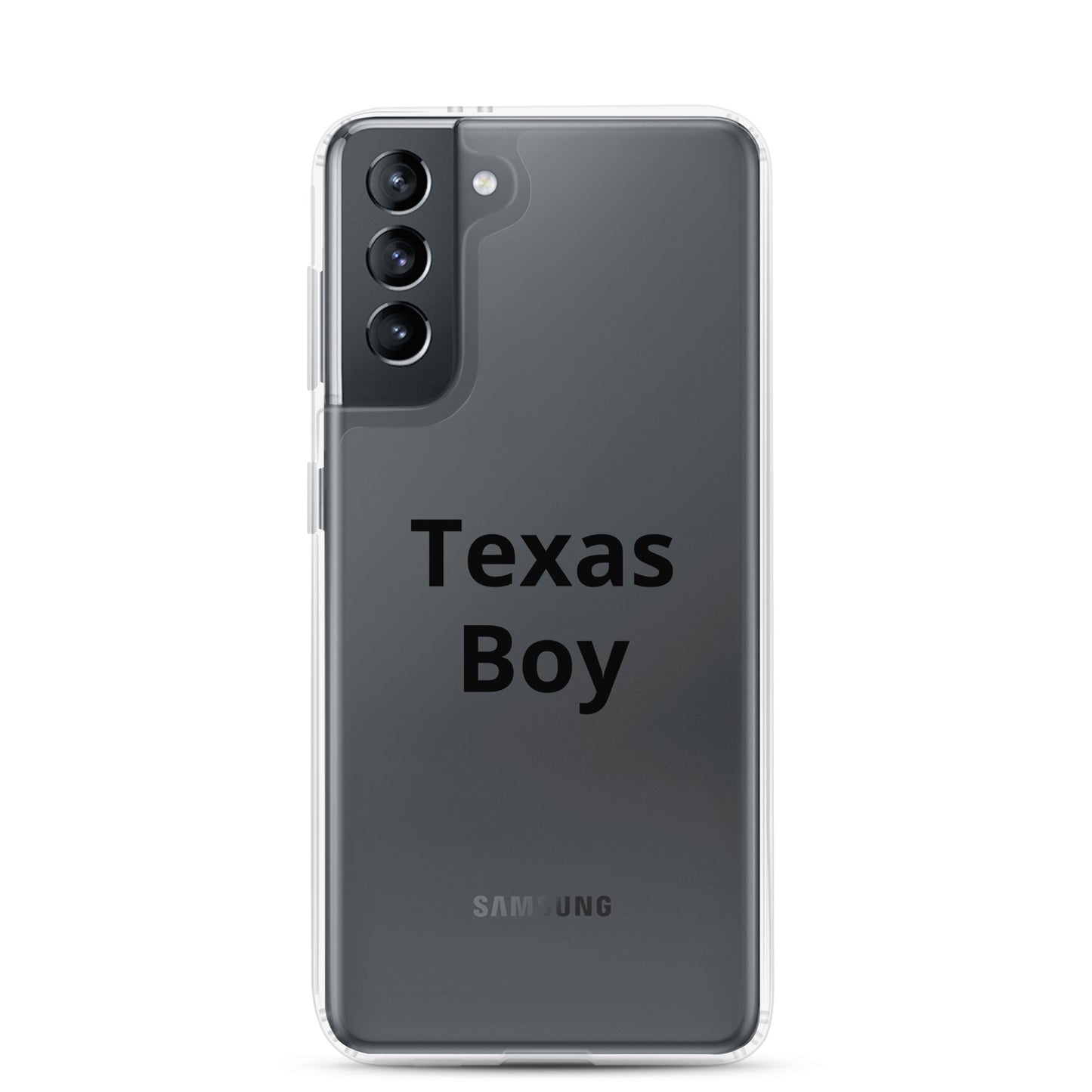 Texas Boy Clear Case for Samsung - Texy Pride
