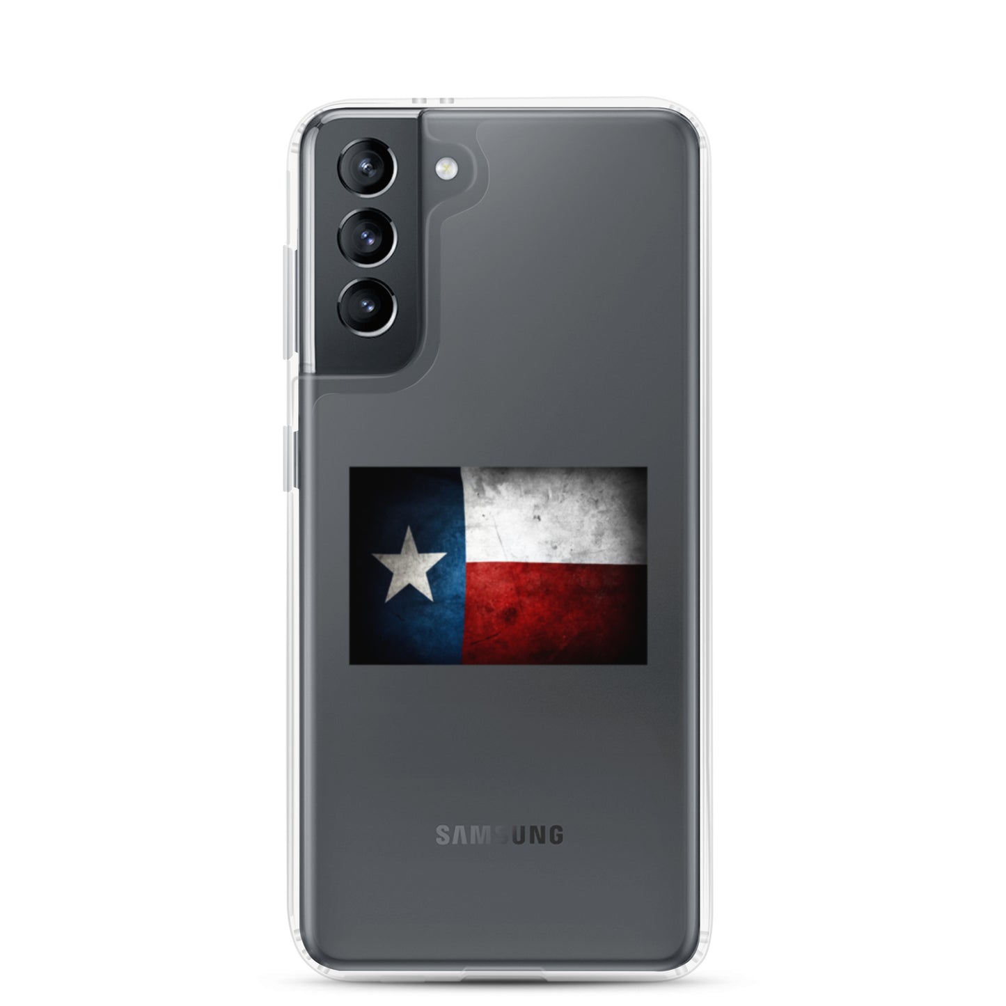 Texas Flag Clear Case for Samsung - Texy Pride