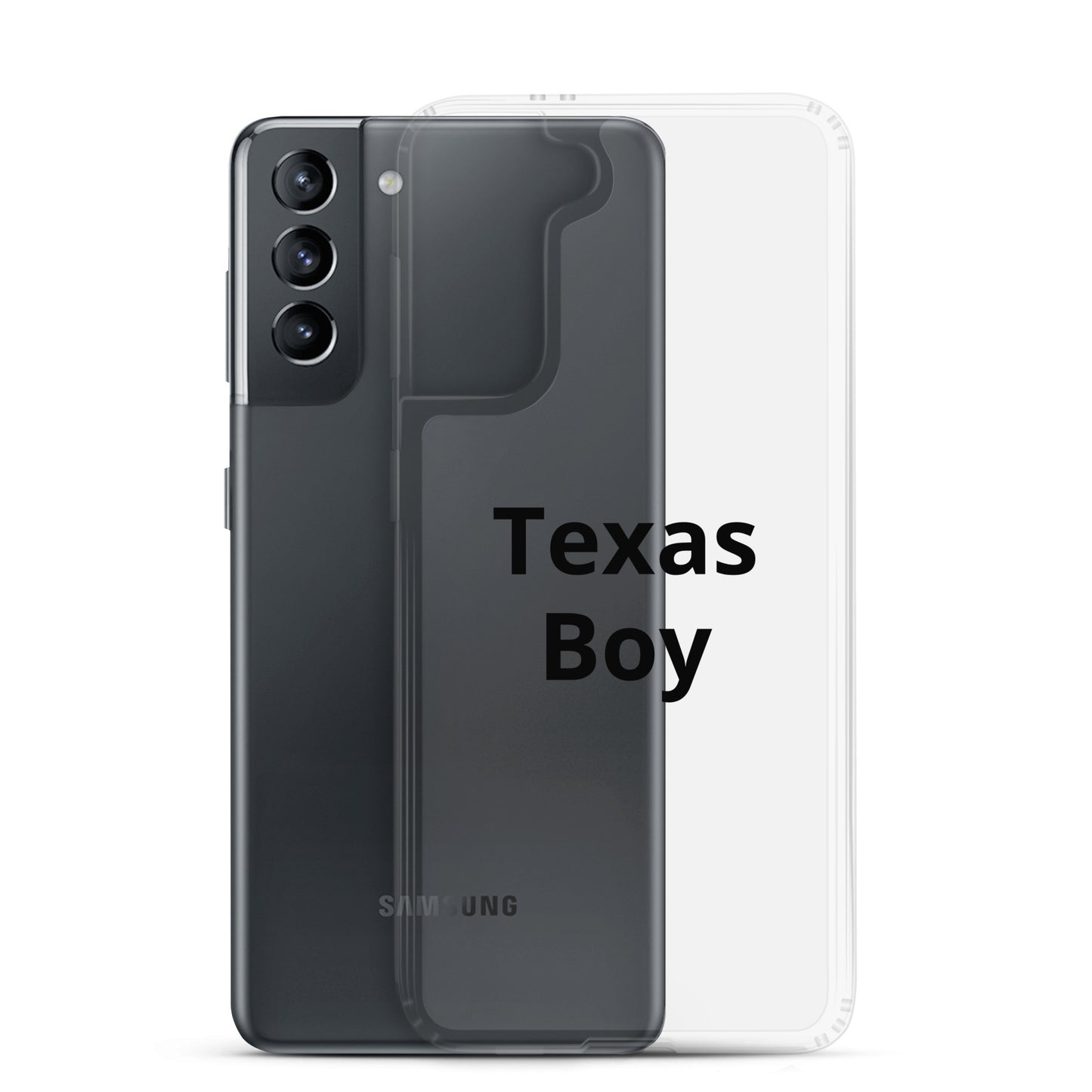 Texas Boy Clear Case for Samsung - Texy Pride