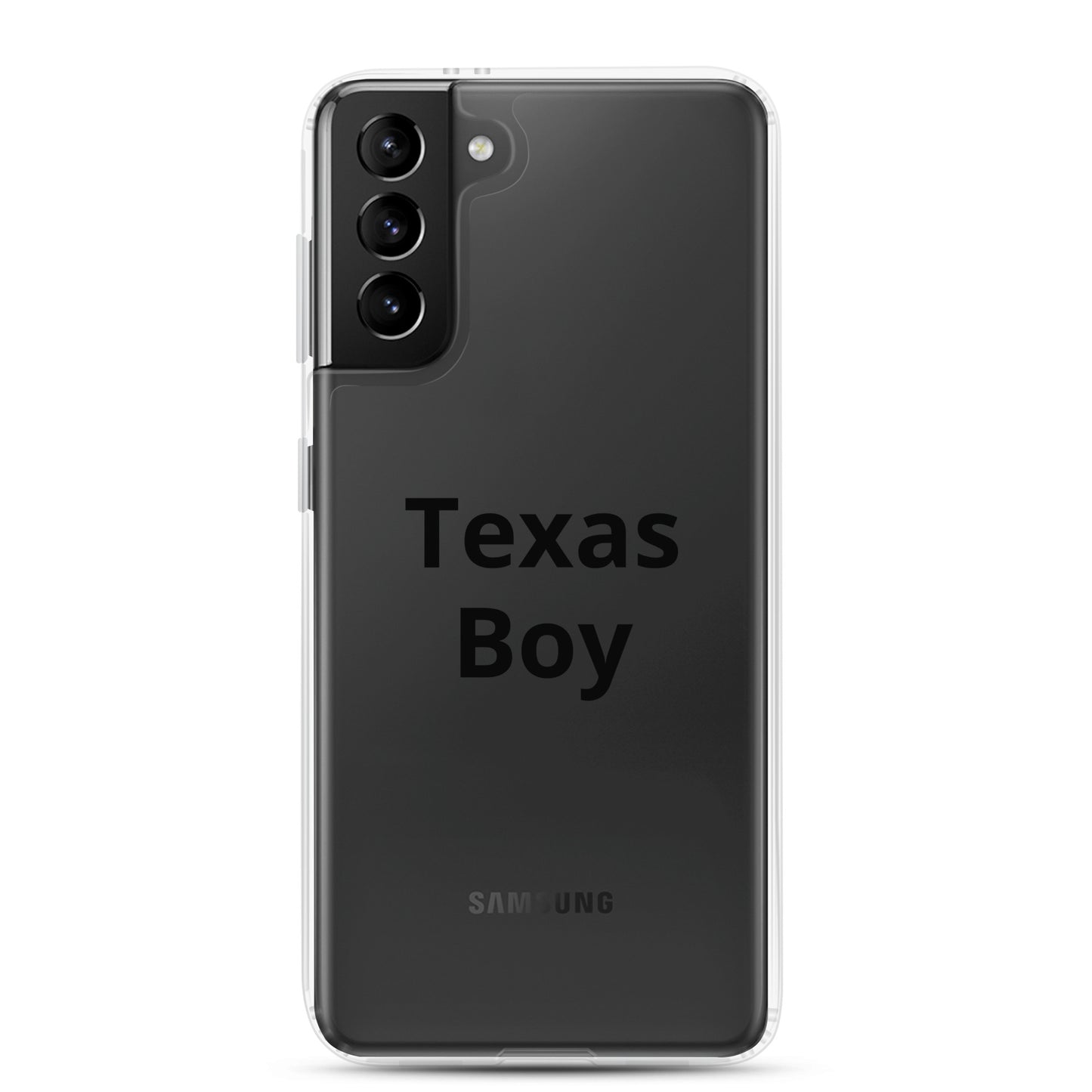 Texas Boy Clear Case for Samsung - Texy Pride