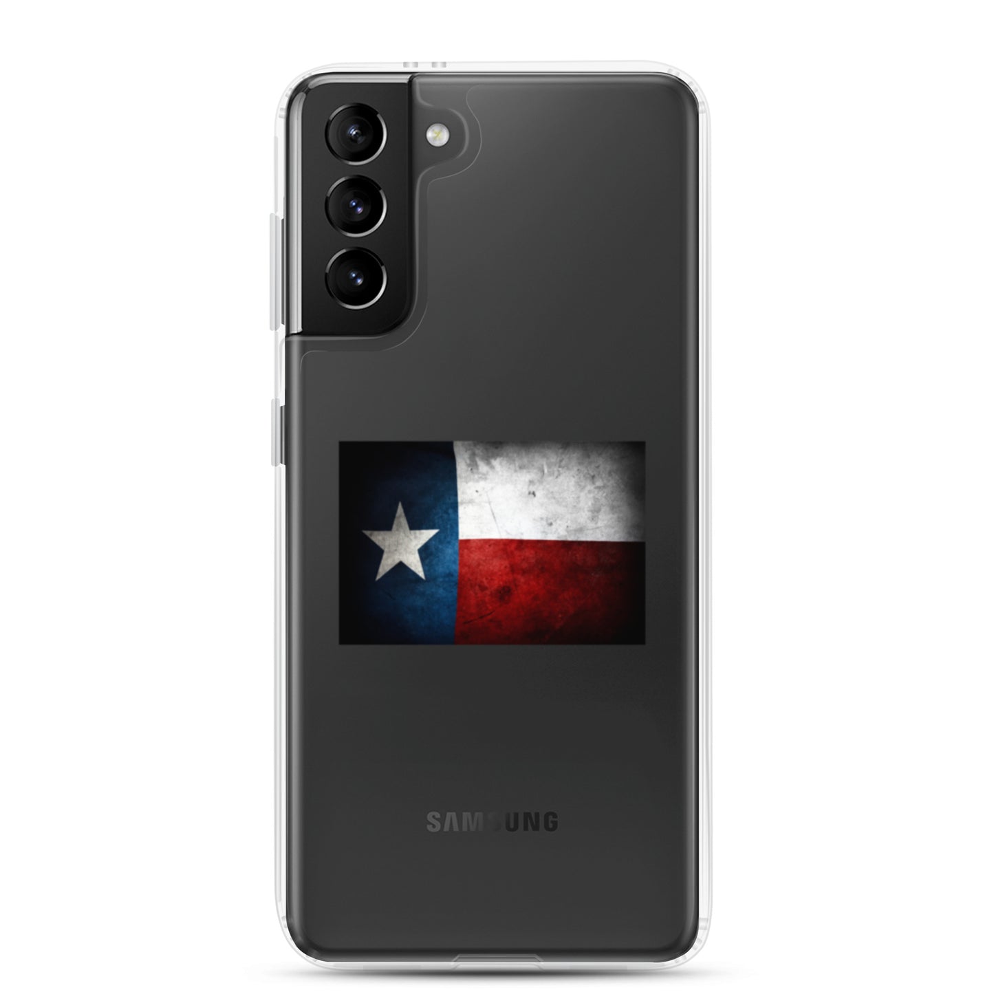 Texas Flag Clear Case for Samsung - Texy Pride