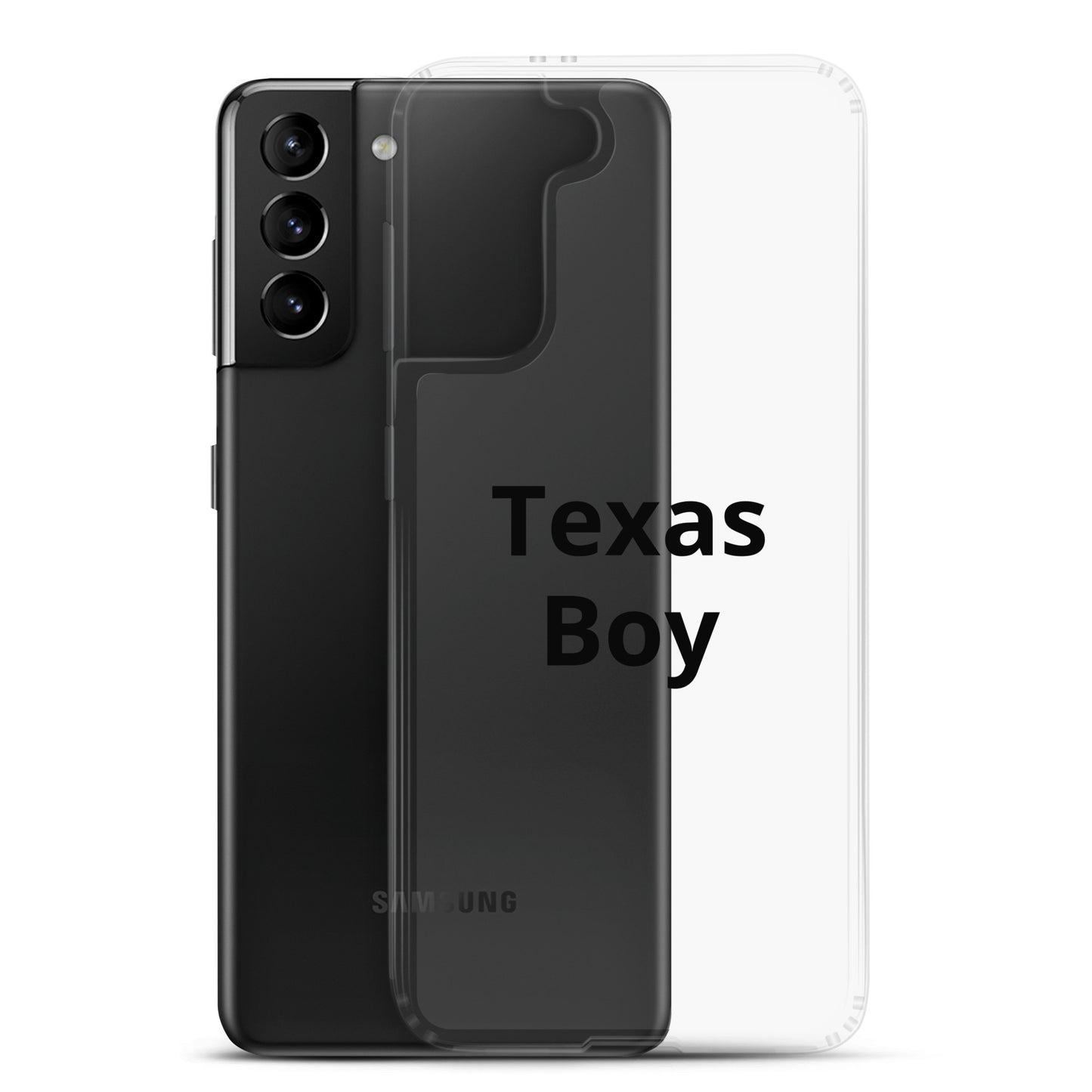 Texas Boy Clear Case for Samsung - Texy Pride