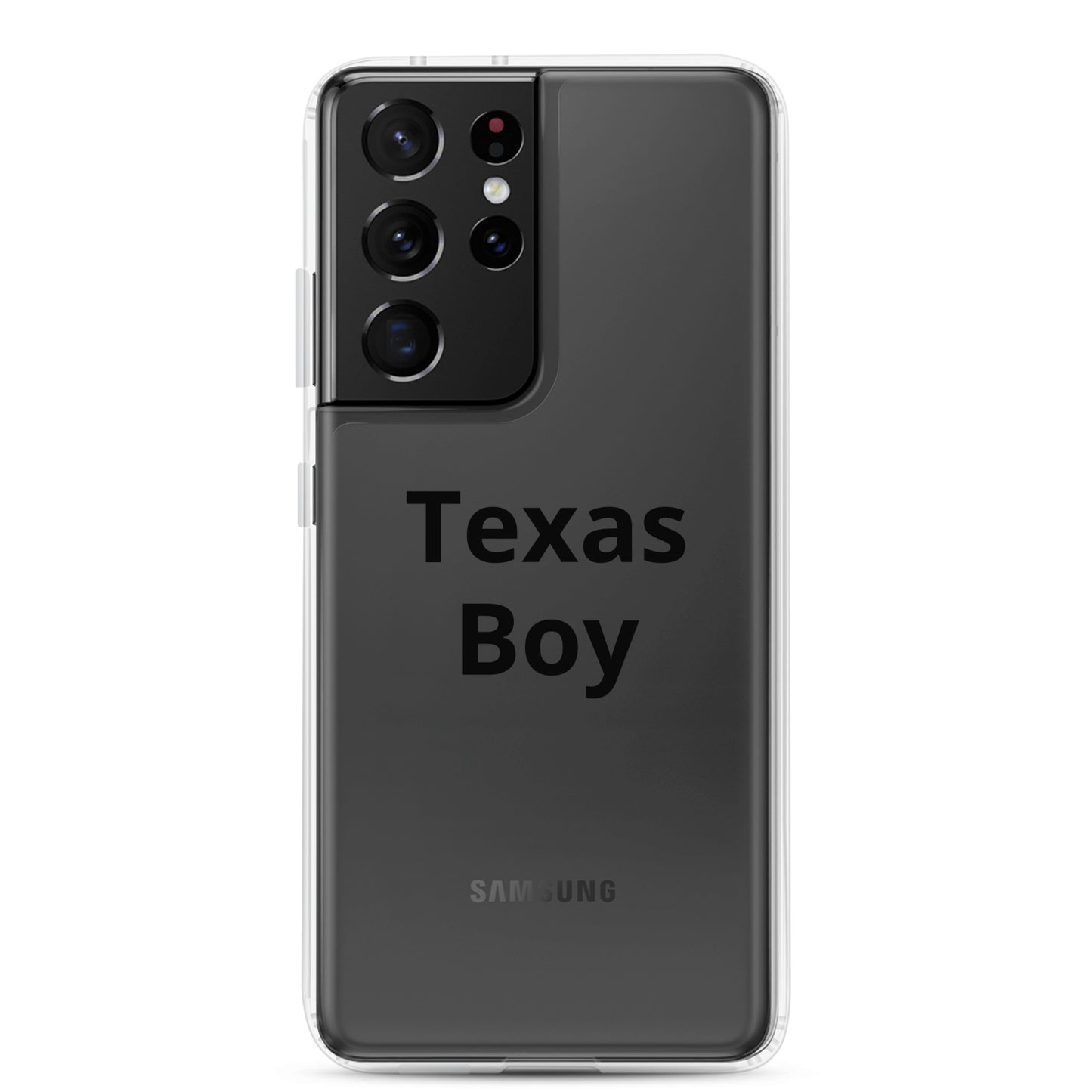 Texas Boy Clear Case for Samsung - Texy Pride