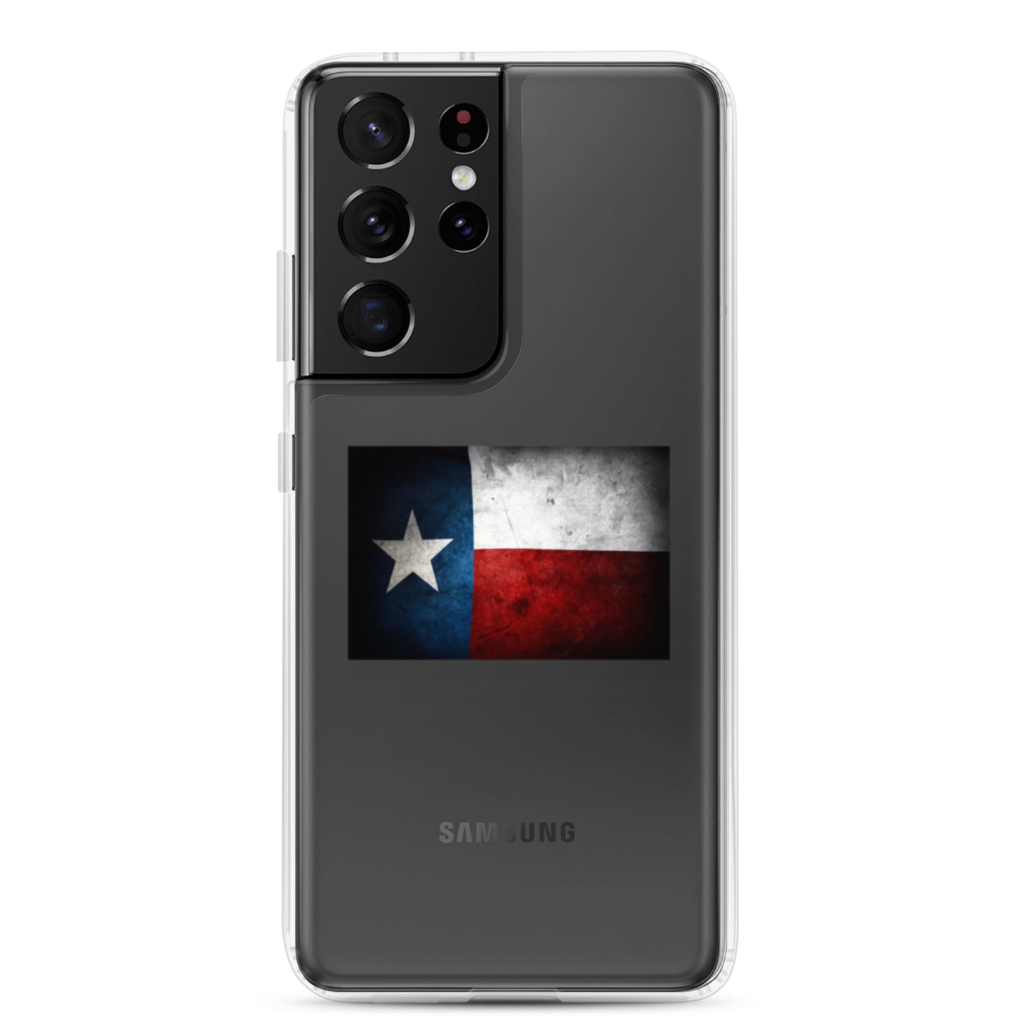 Texas Flag Clear Case for Samsung - Texy Pride