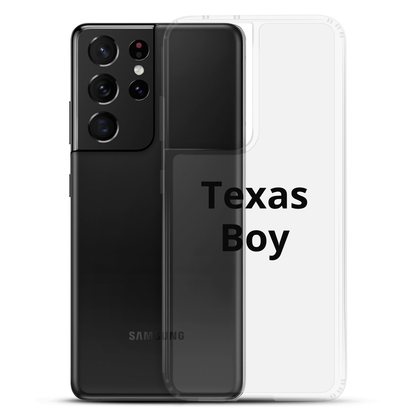 Texas Boy Clear Case for Samsung - Texy Pride