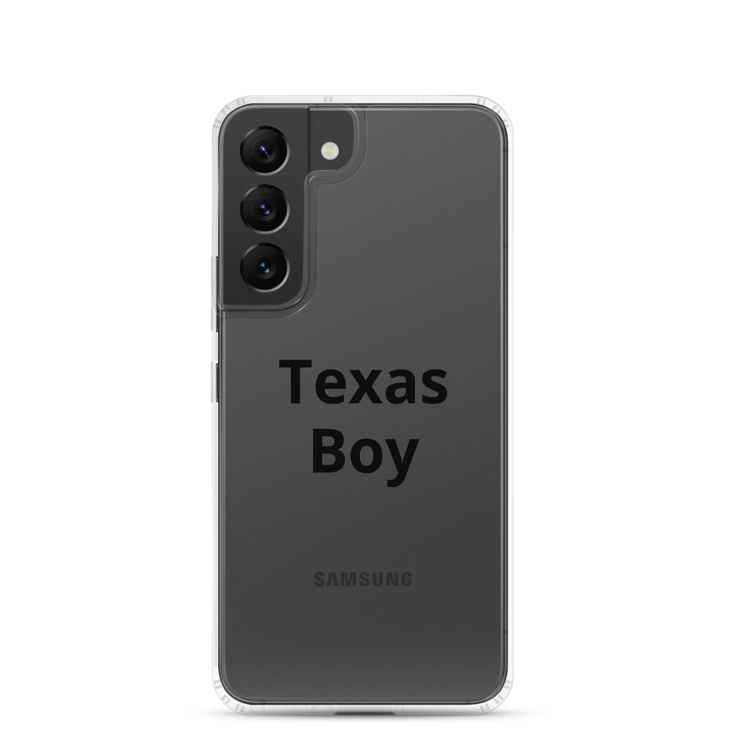Texas Boy Clear Case for Samsung - Texy Pride