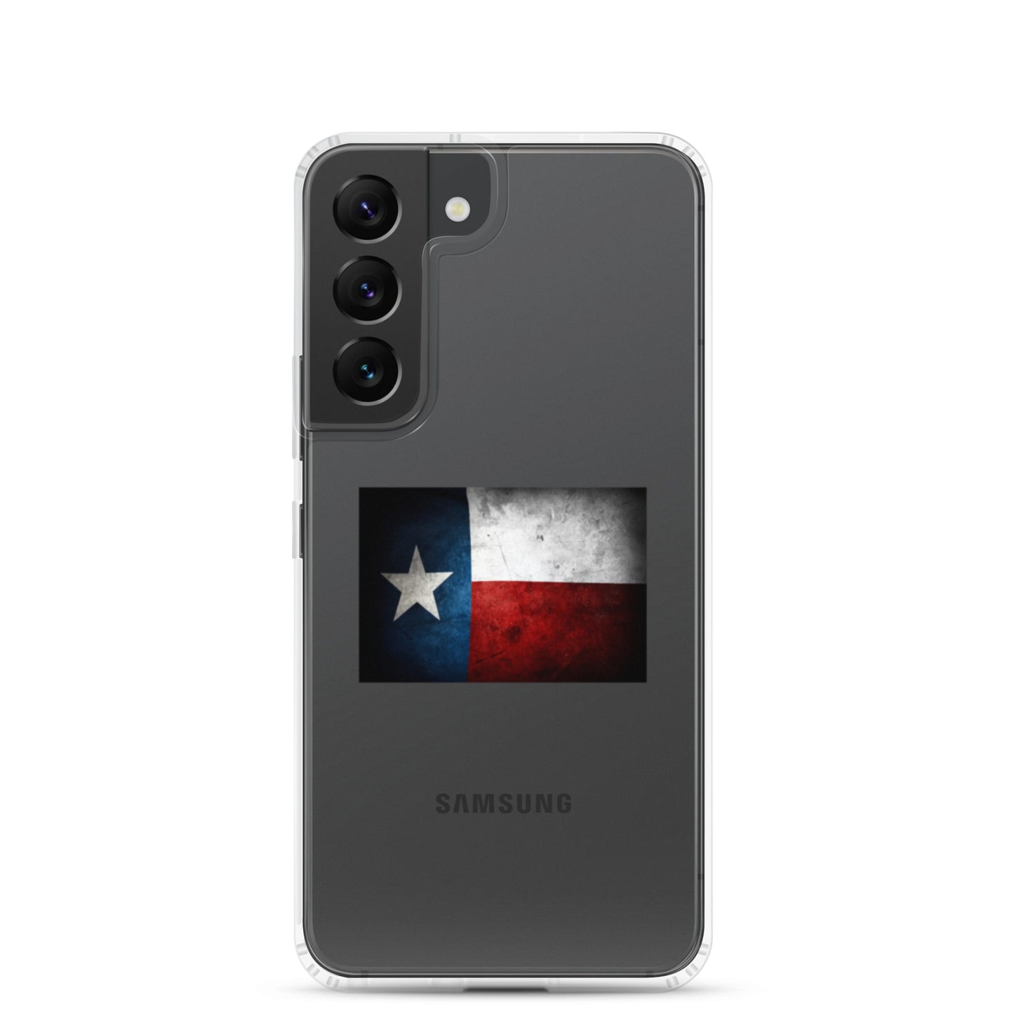 Texas Flag Clear Case for Samsung - Texy Pride