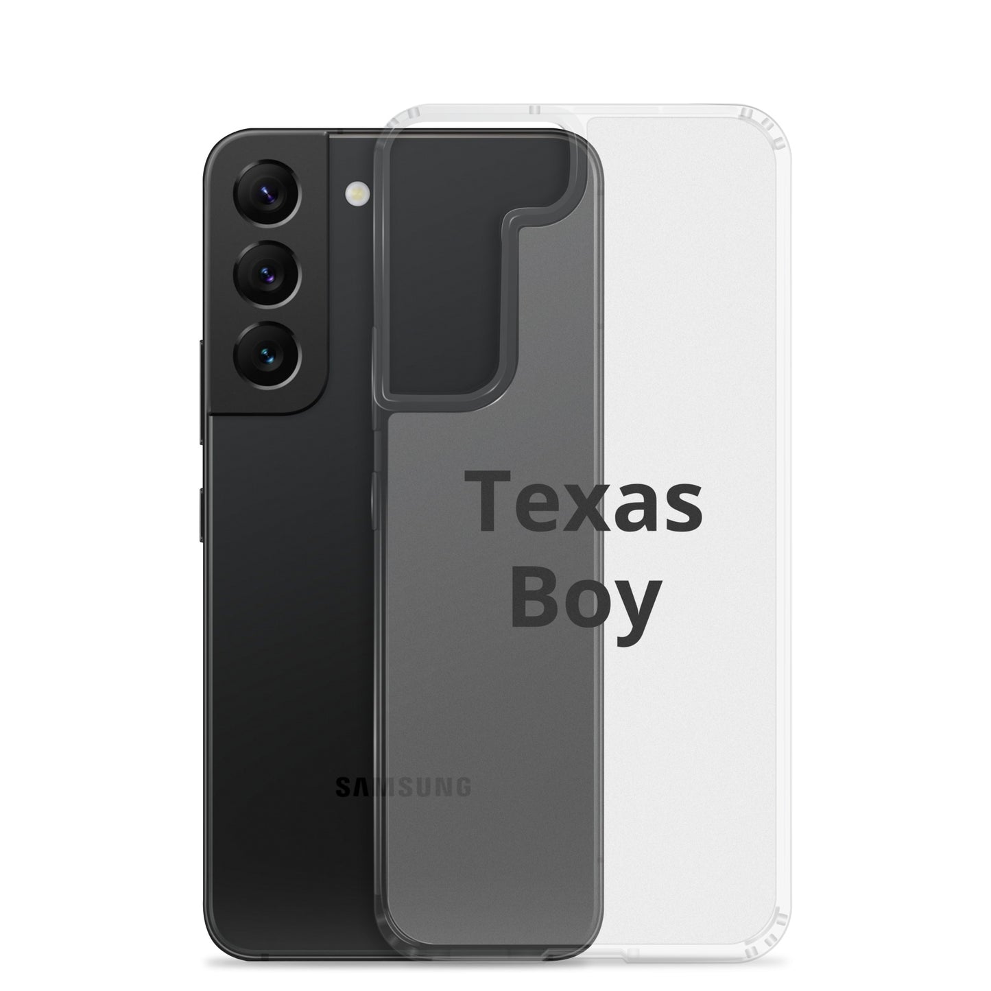 Texas Boy Clear Case for Samsung - Texy Pride