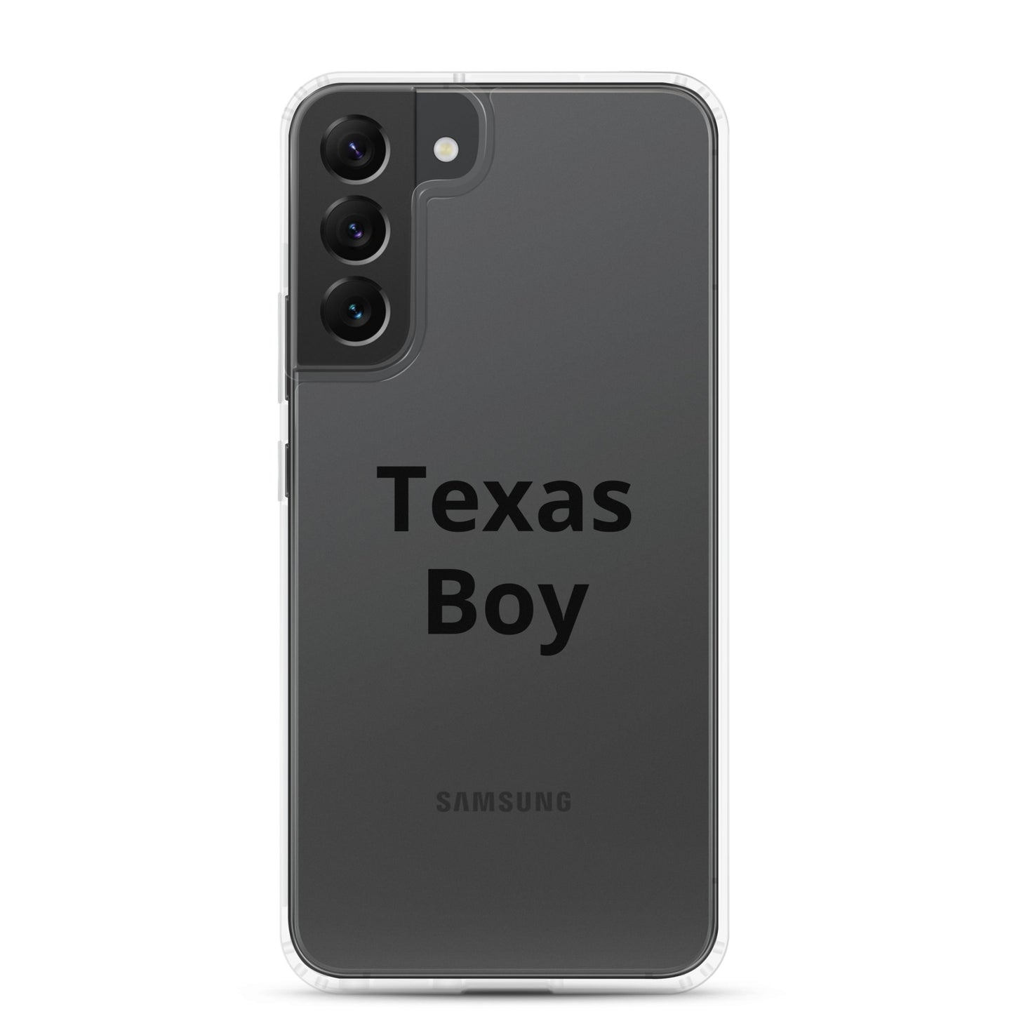 Texas Boy Clear Case for Samsung - Texy Pride