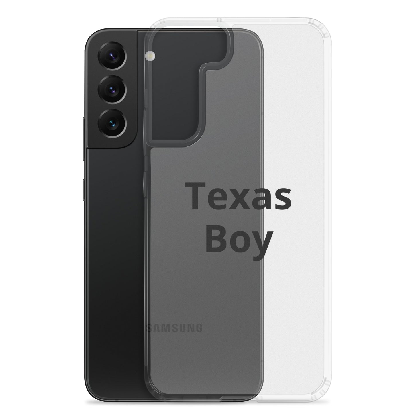Texas Boy Clear Case for Samsung - Texy Pride