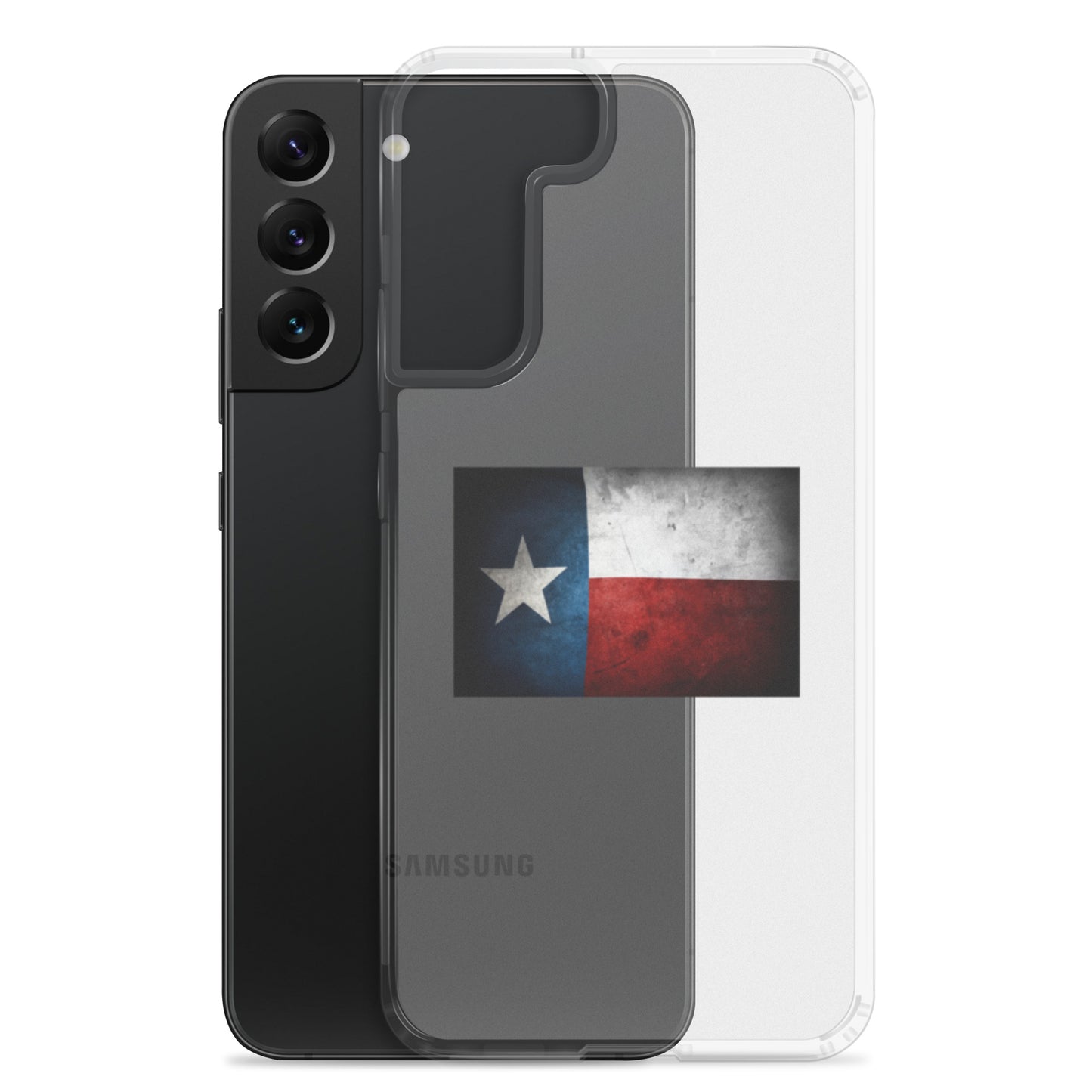 Texas Flag Clear Case for Samsung - Texy Pride