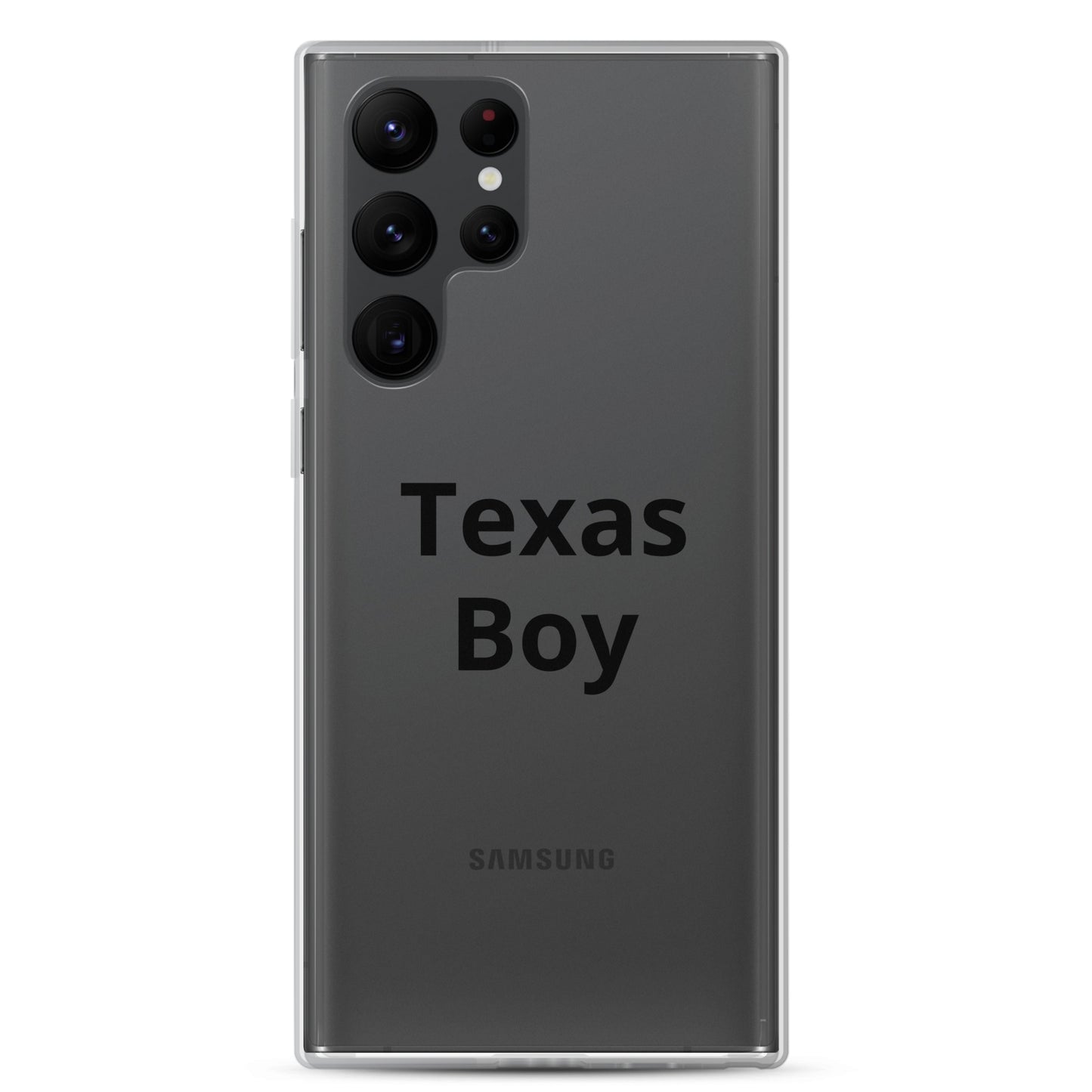 Texas Boy Clear Case for Samsung - Texy Pride