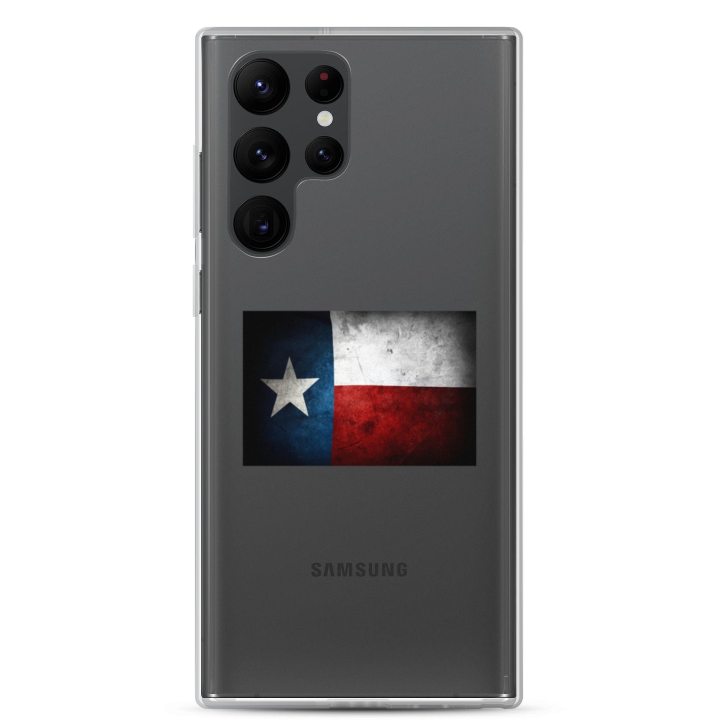 Texas Flag Clear Case for Samsung - Texy Pride