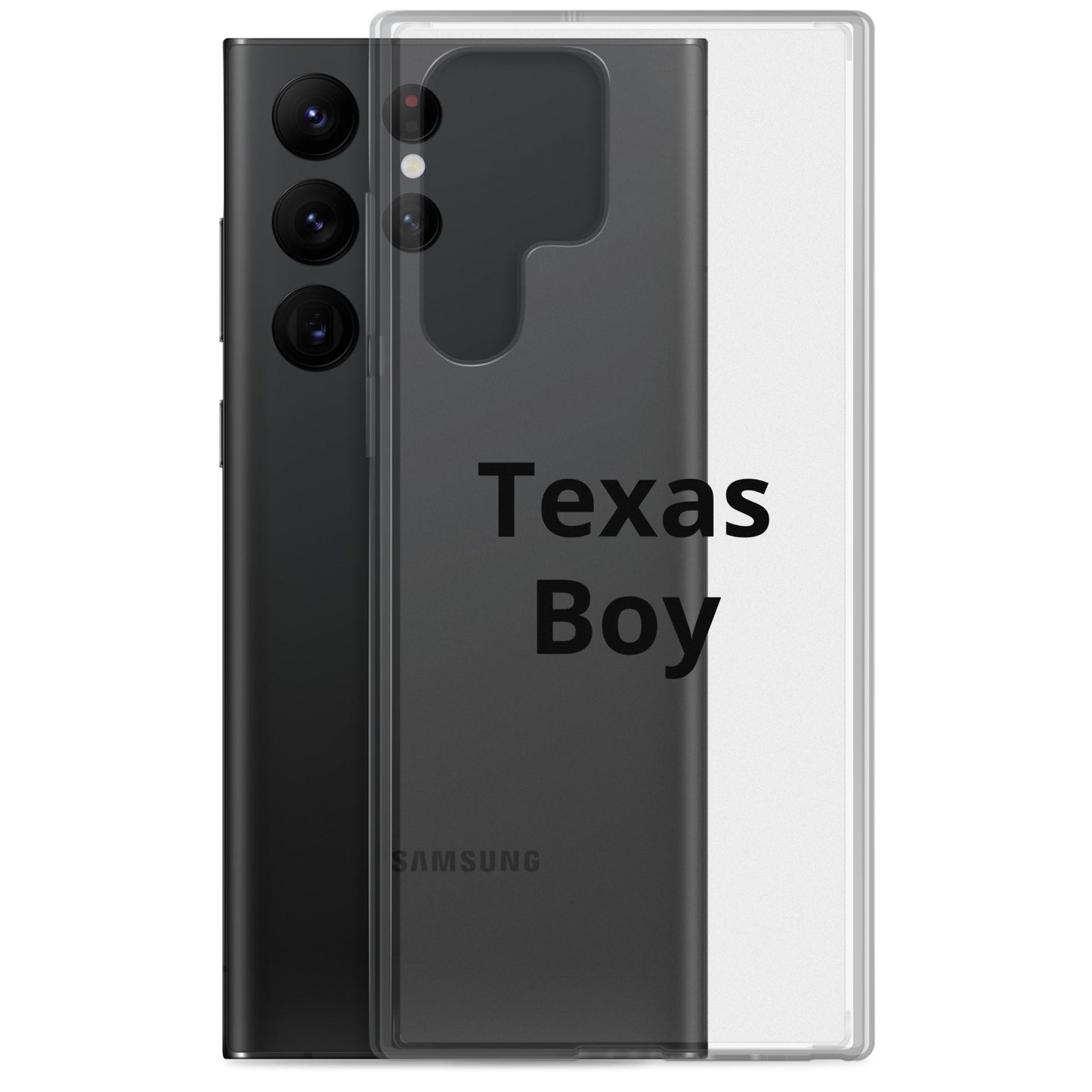 Texas Boy Clear Case for Samsung - Texy Pride
