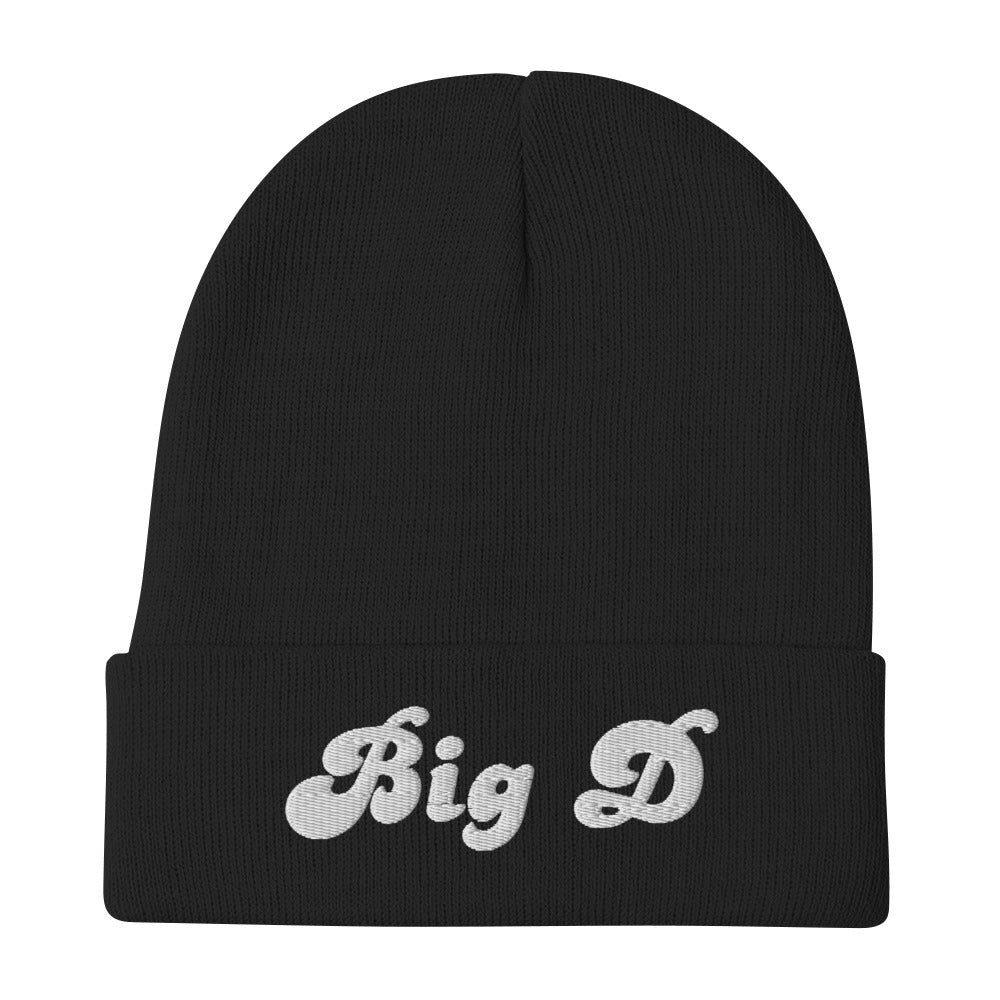 Big D Embroidered Beanie - Texy Pride