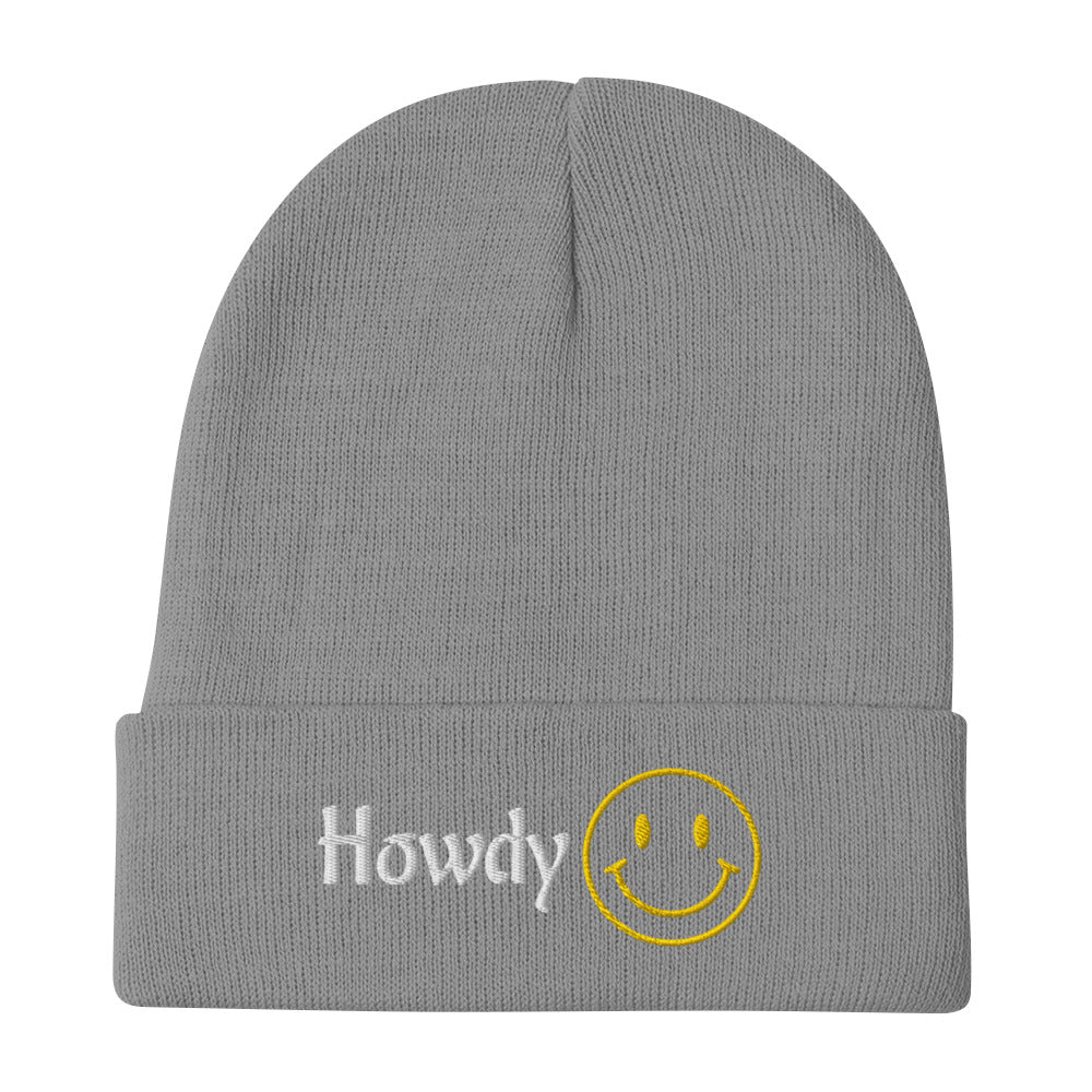 Howdy Embroidered Beanie - Texy Pride