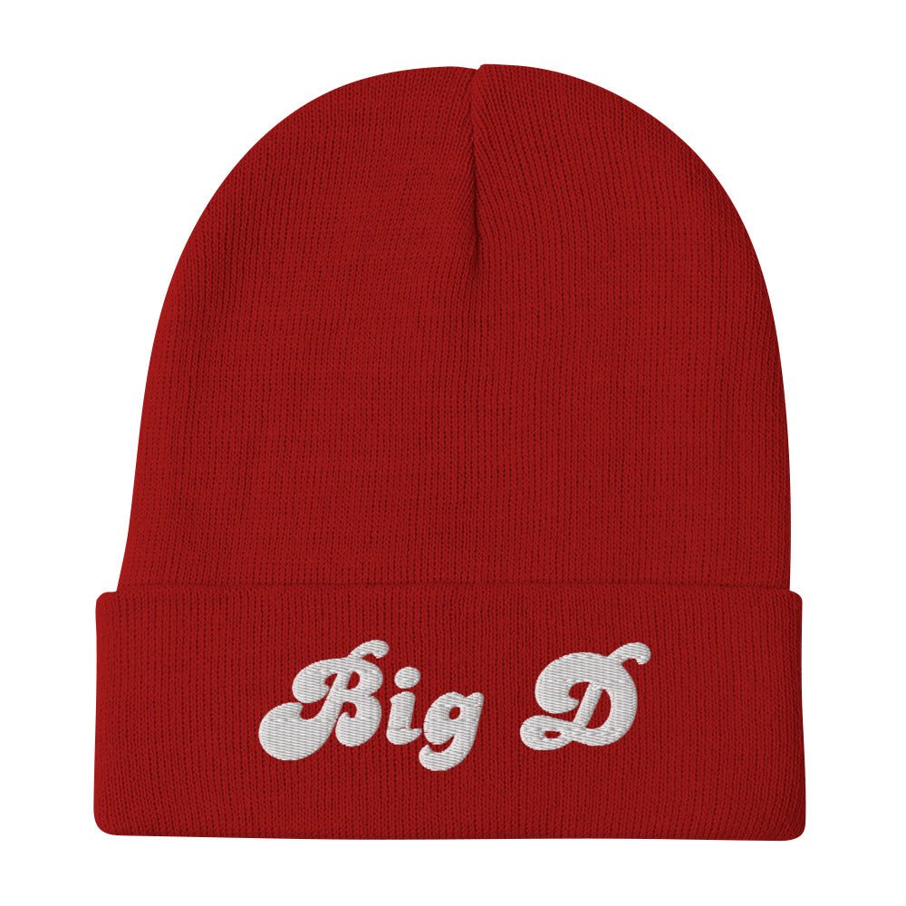 Big D Embroidered Beanie - Texy Pride