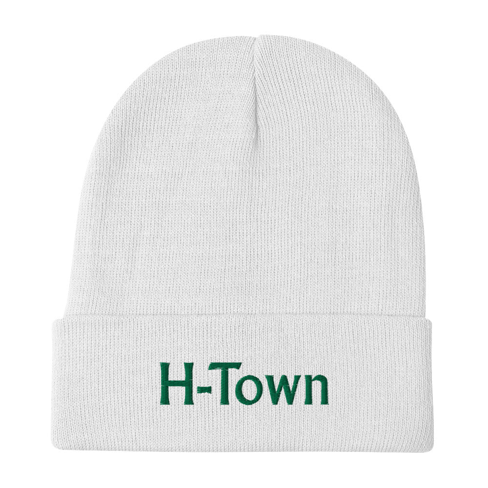 H - Town Embroidered Beanie - Texy Pride