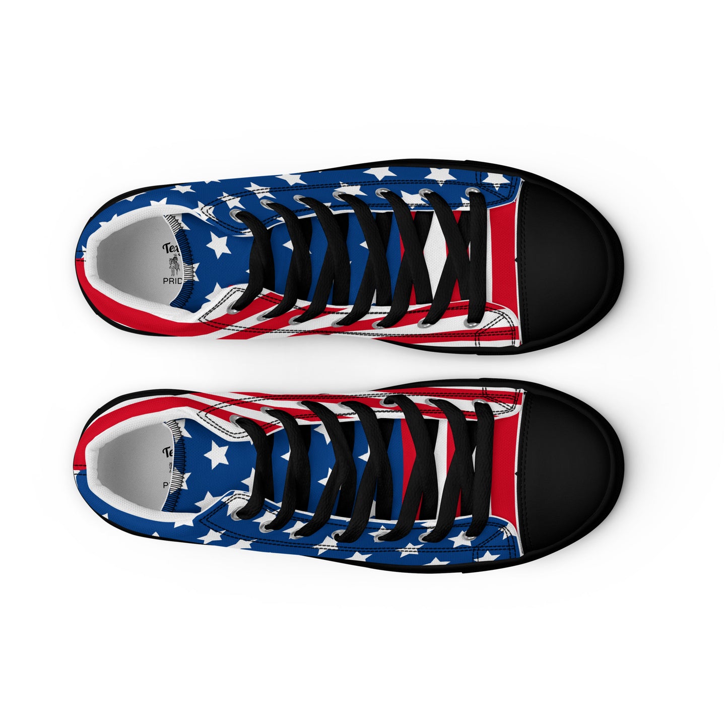 USA Men’s high top canvas shoes - Texy Pride