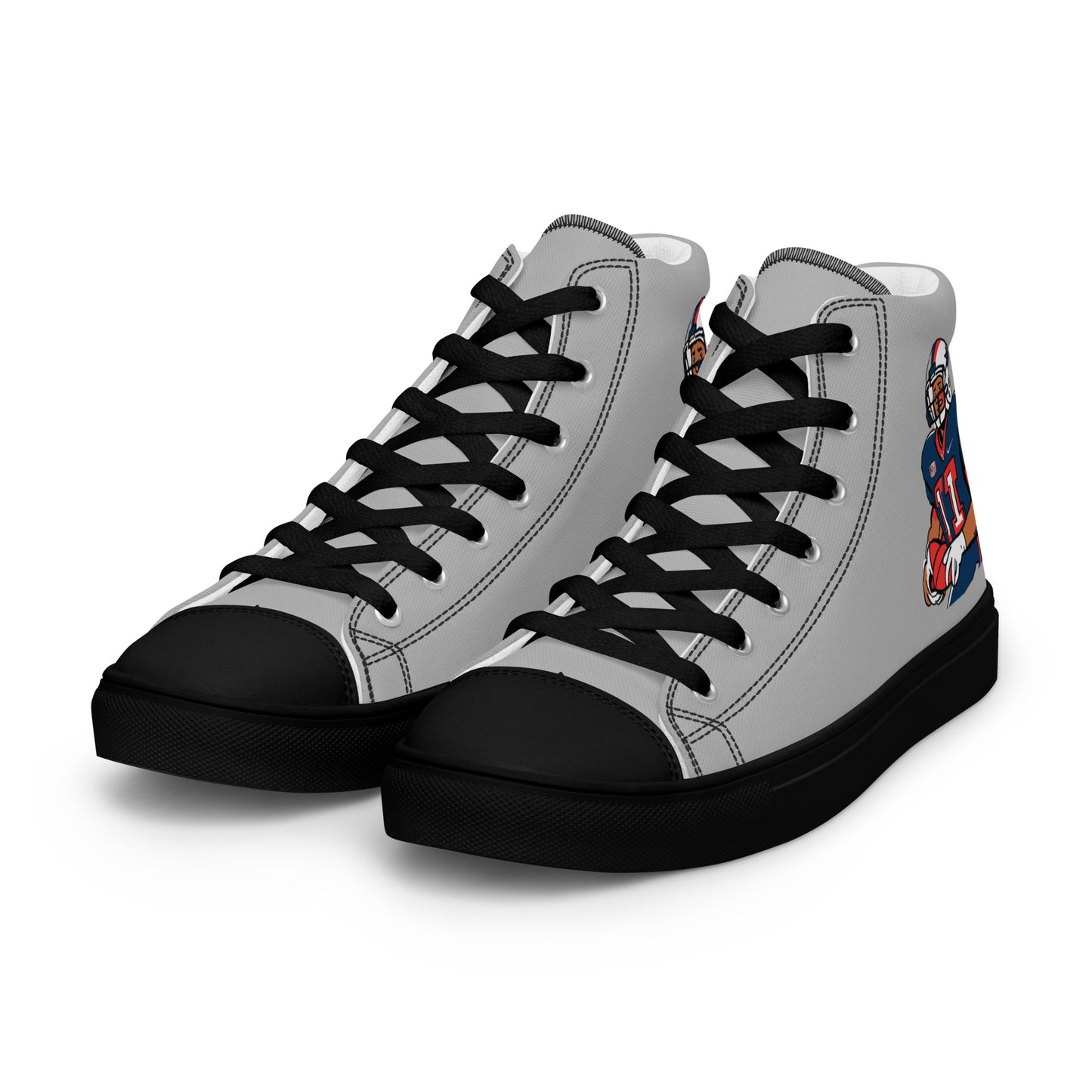 Texans Men’s high top canvas shoes - Texy Pride
