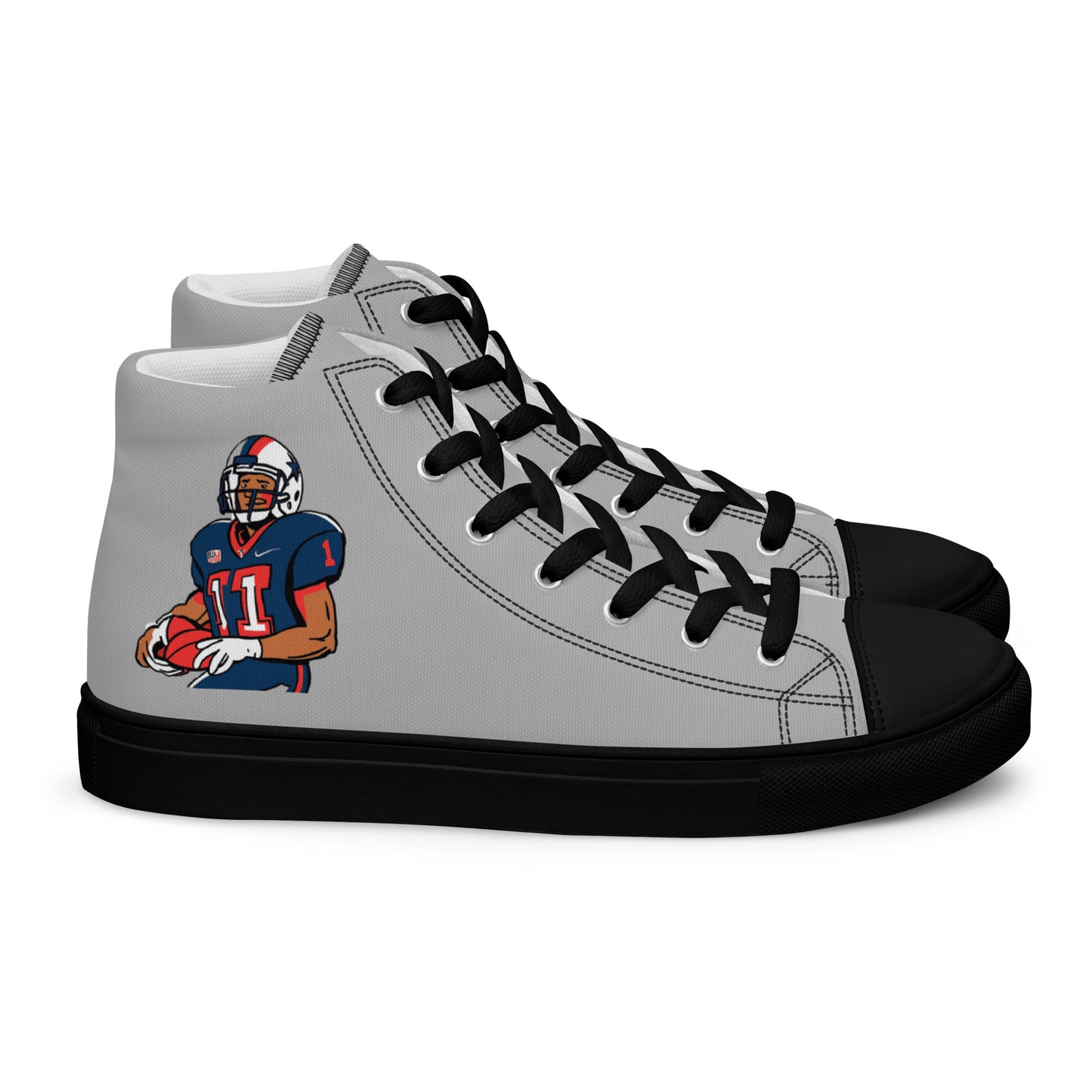 Texans Men’s high top canvas shoes - Texy Pride