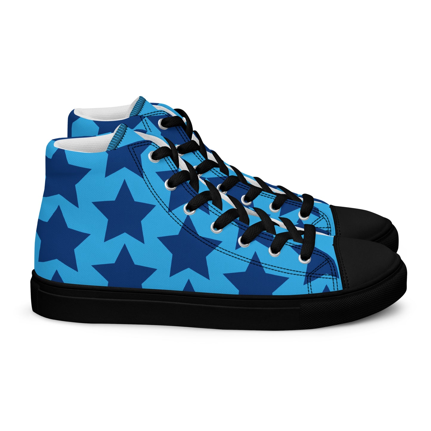 Cowboys Star Men’s high top canvas shoes - Texy Pride