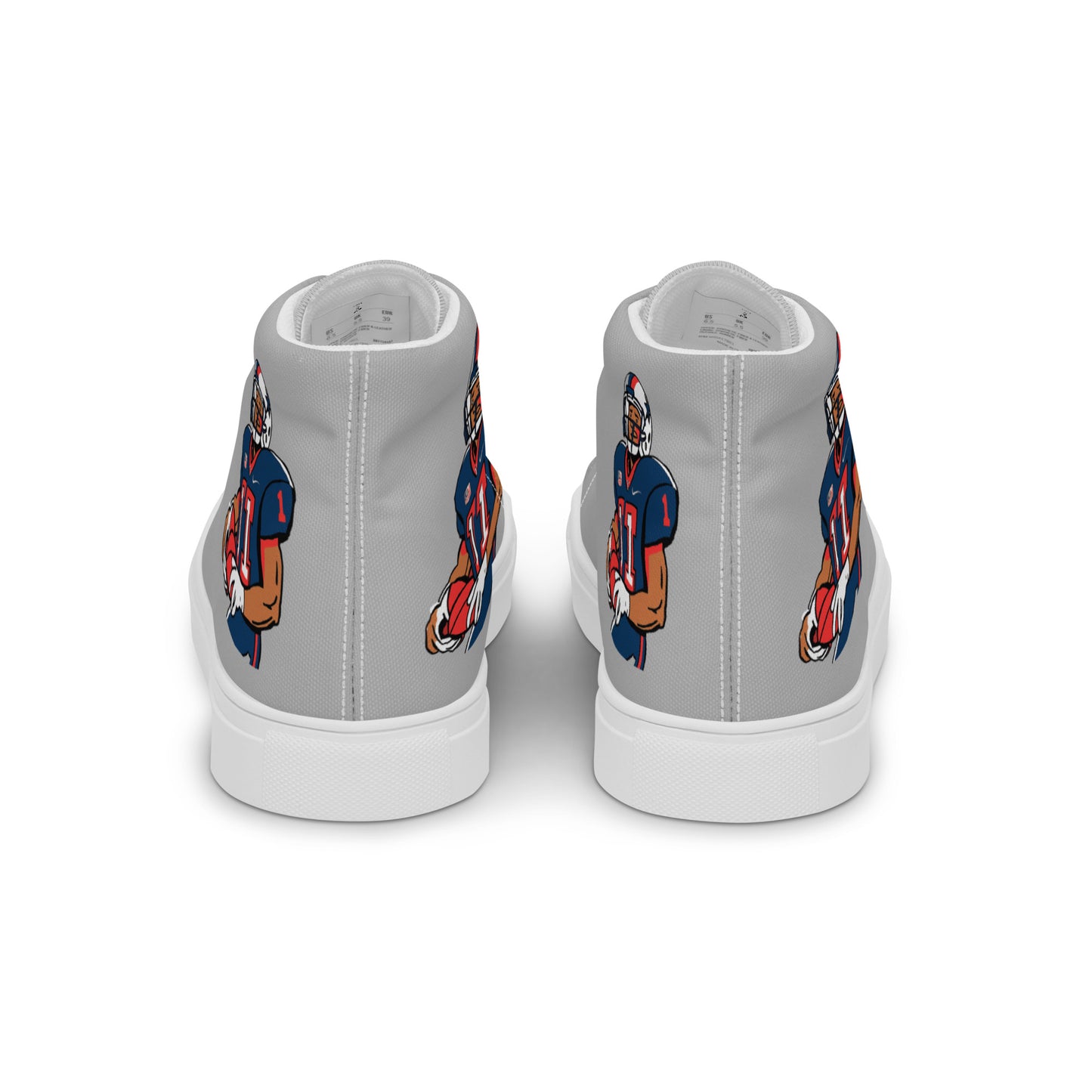 Texans Men’s high top canvas shoes - Texy Pride