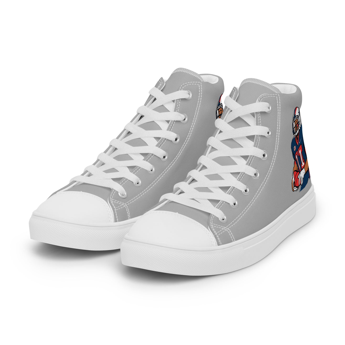 Texans Men’s high top canvas shoes - Texy Pride